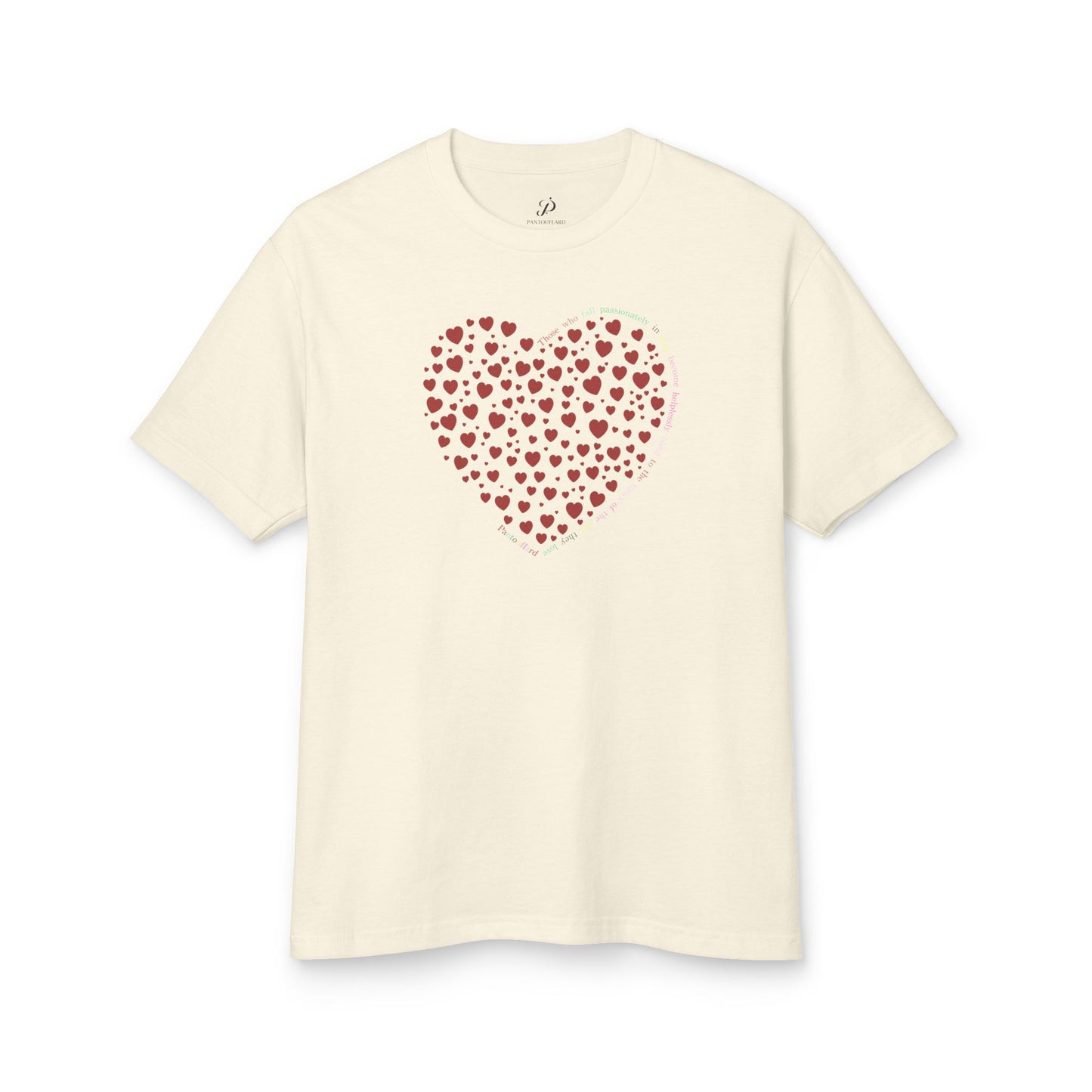 Camiseta de algodón pesada unisex Red Heart