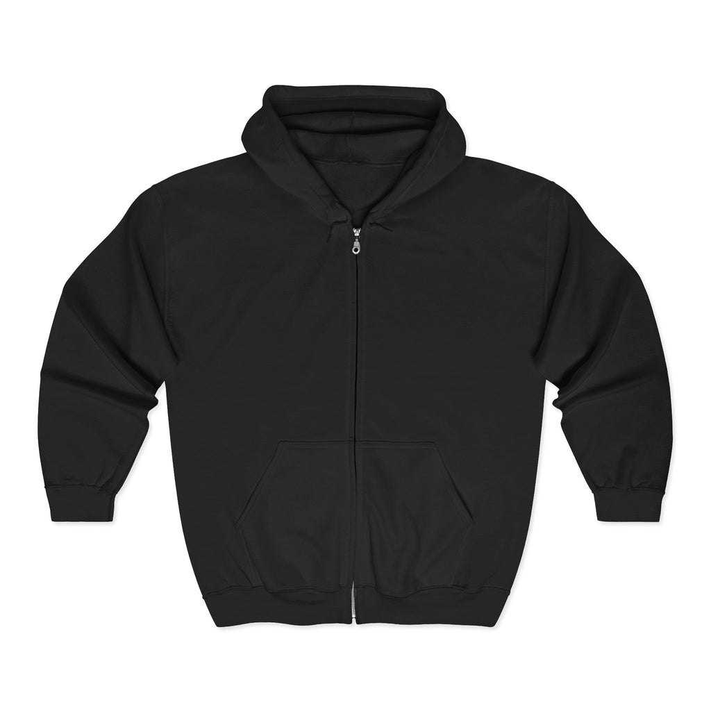 Old Money Aesthetic Zip-Up Hoodie - Back print Heavyweight