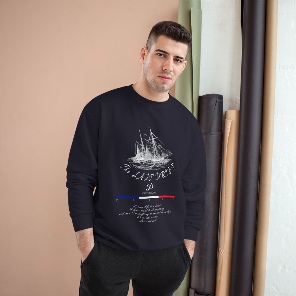 Old Money Nautical Champion Crewneck - The Last Drift II (Paris Streetwear Aesthetic)