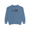 Unisex White Pantouflard Carriage Cotton Blend Sweatshirt