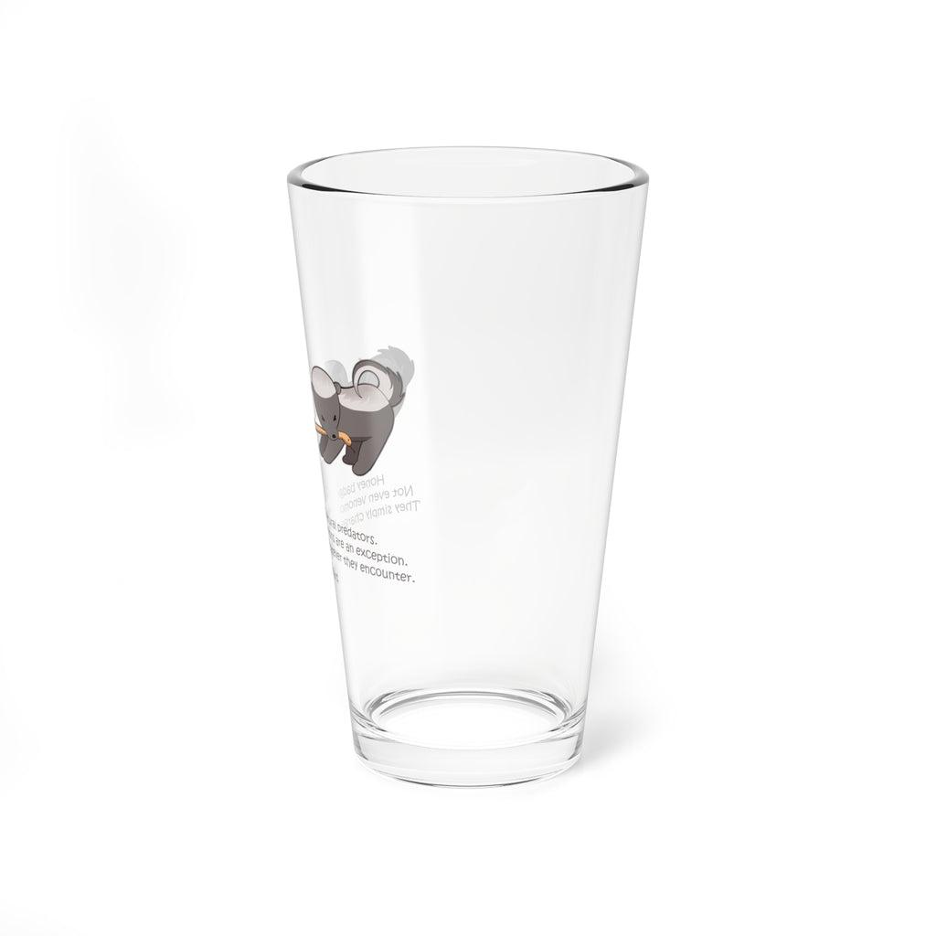 Clear Pantouflard 'Fearless Honey Badger' Solid Glass Mixer