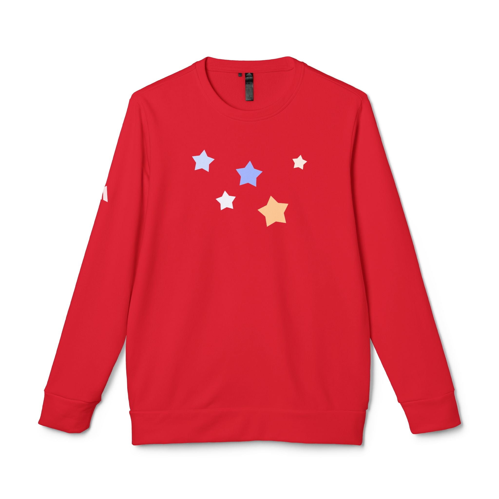 Unisex Royal Blue Kitschy Cassiopeia Constellation BCI Cotton Adidas Sweatshirt