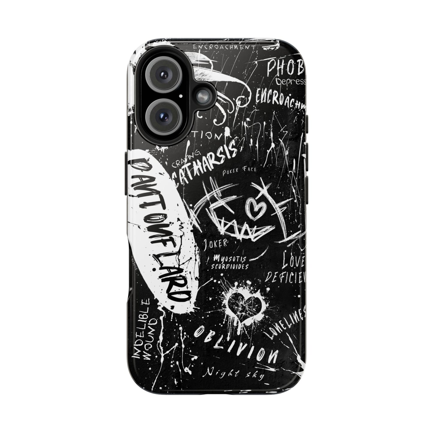 Edgy iPhone Cases for Tough Love - Perfect for Teens and Young Adults, Trendy Art, Unique Gift, Phone Accessories