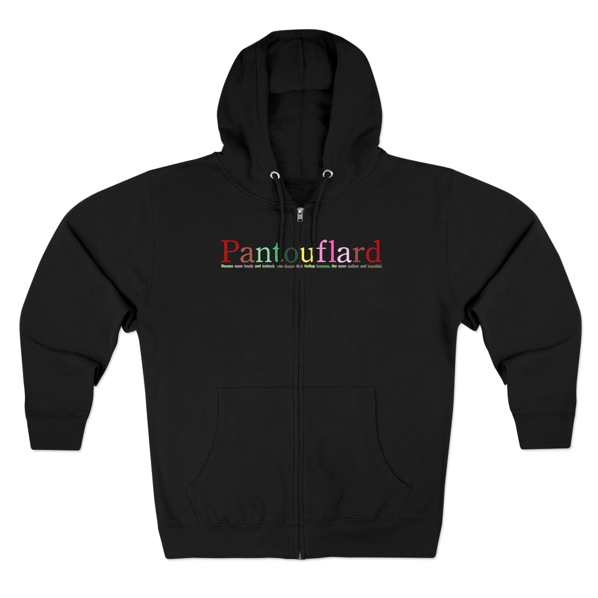 Text Zip Hoodie | Lane Seven Fleece with YKK Zipper