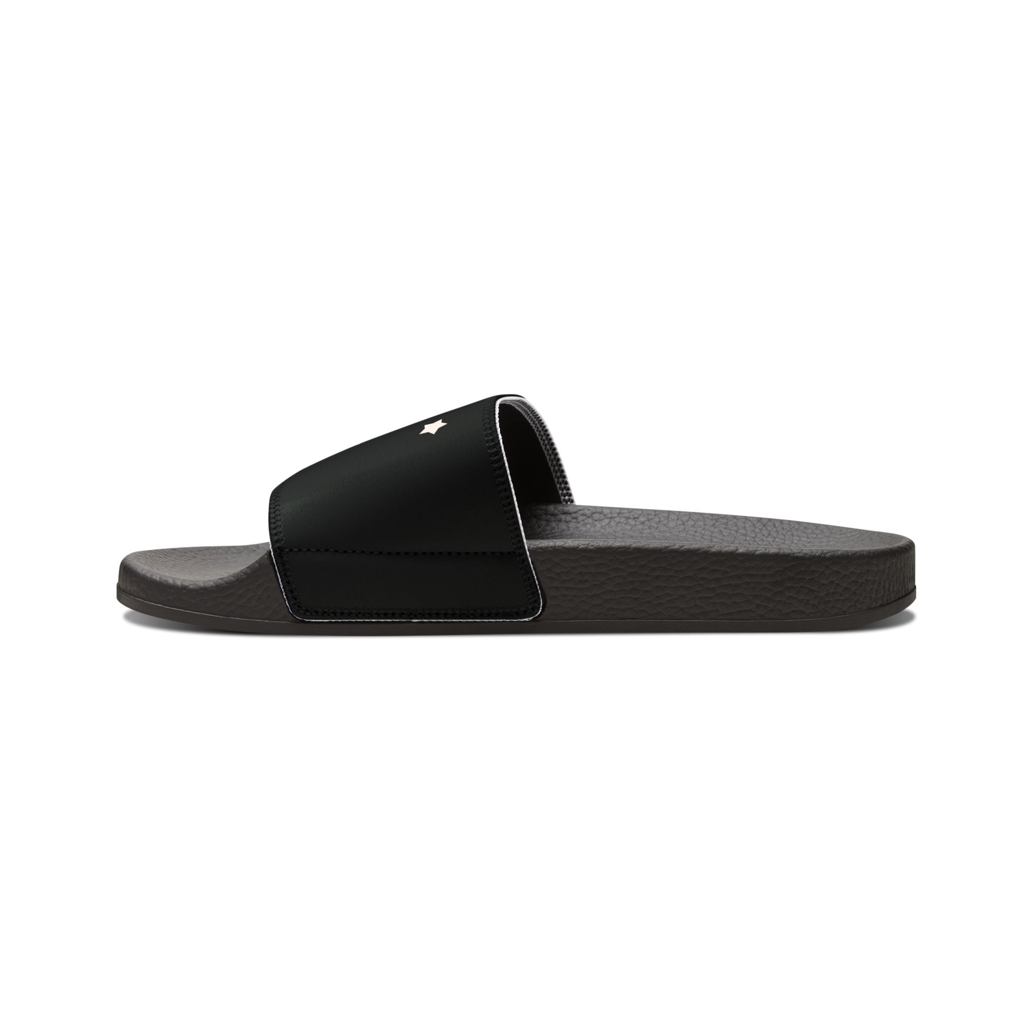 Women's Black and White Kitschy Cassiopeia Constellation Neoprene Blend Slide Sandals