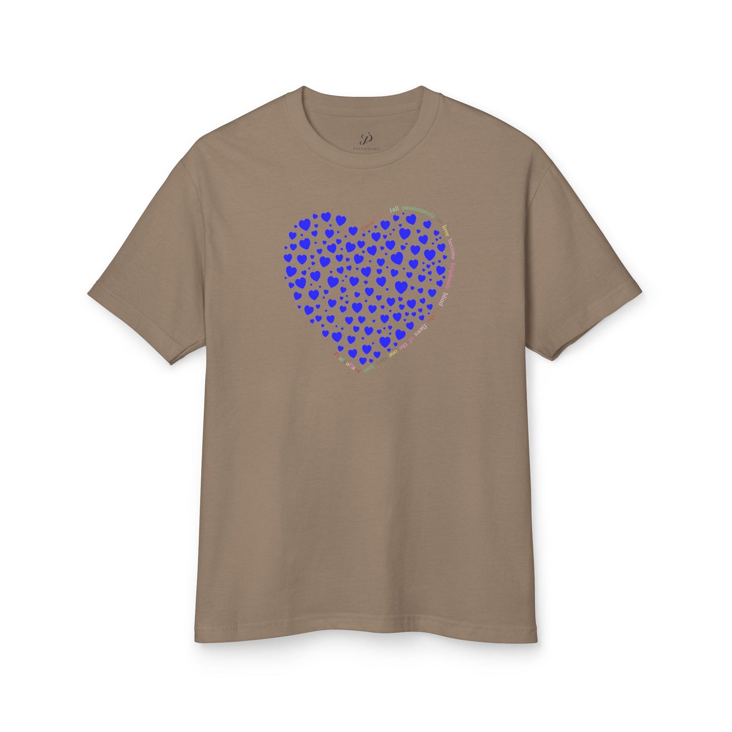 Blue Heart Unisex Heavyweight Cotton Shirt
