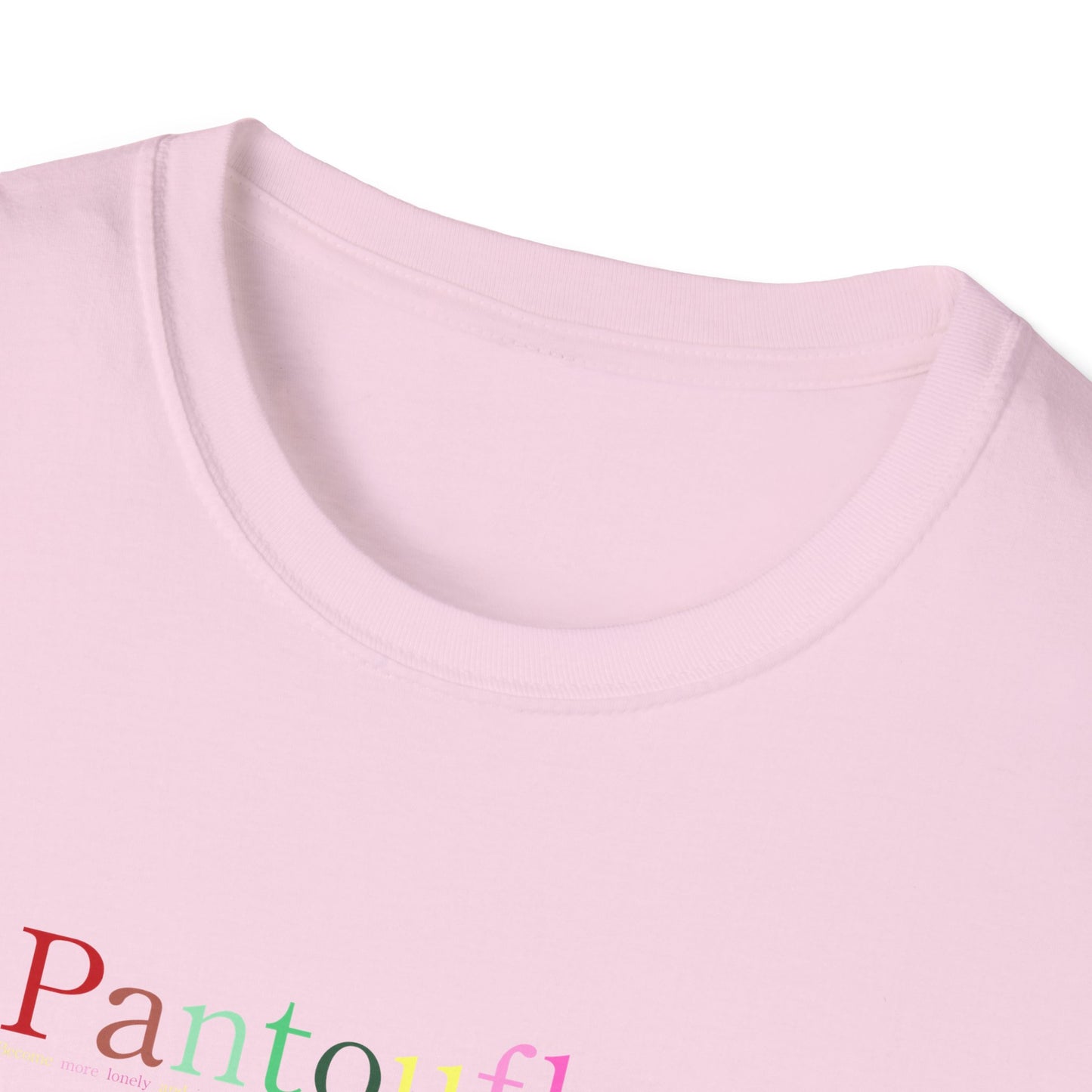 Camiseta unisex pastel juguetona, ropa casual, moda de tendencia