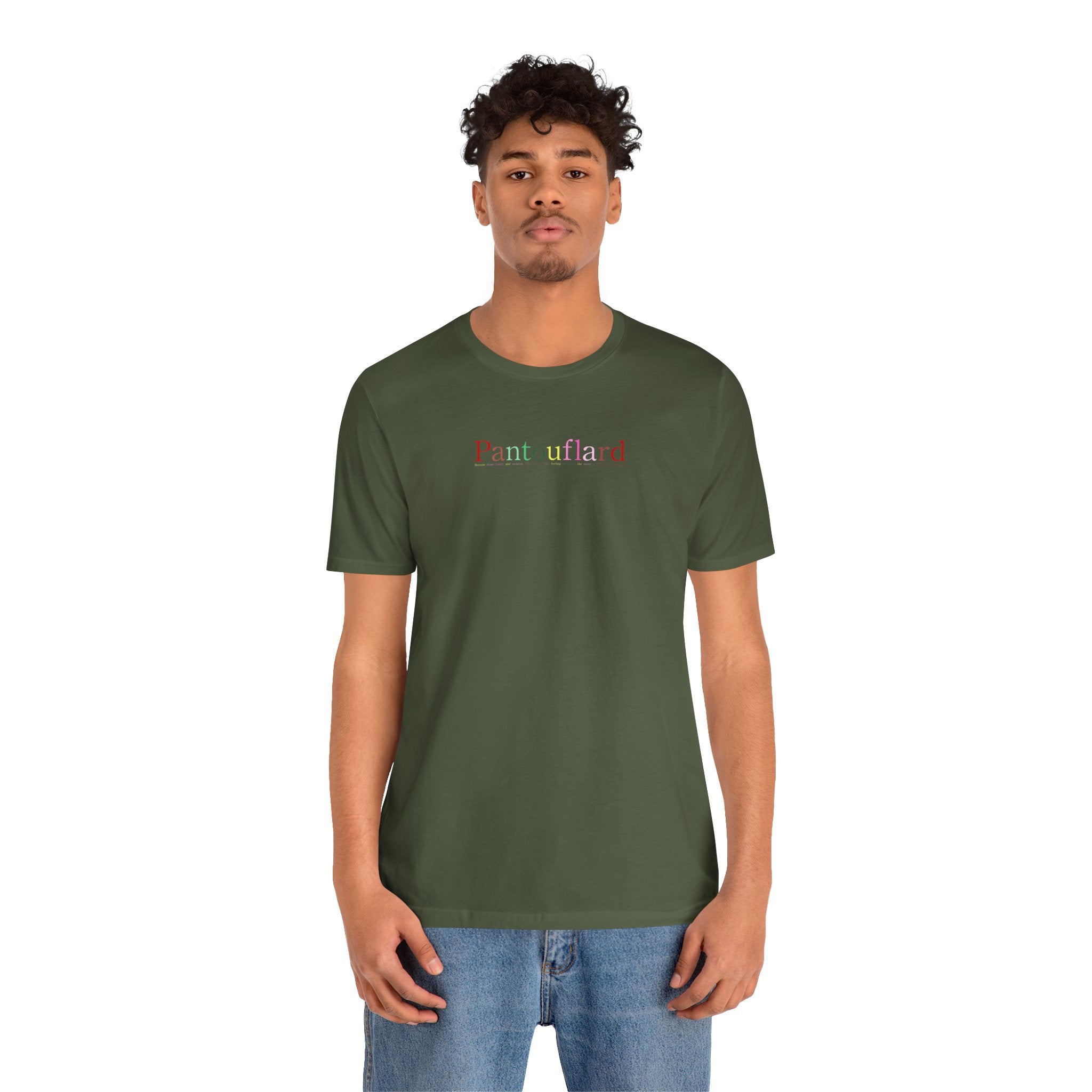 Unisex Minimalist Logo T-Shirt - 100% Airlume Cotton Soft Jersey Tee