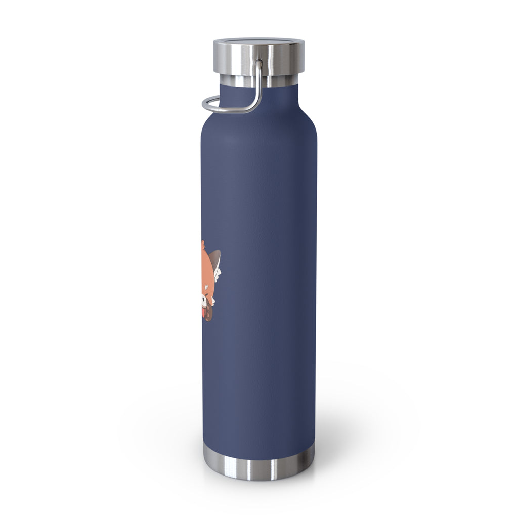 Orange Cute Sleeping Red Panda 22oz Copper Vacuum Insulated Bottle