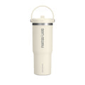 Black Vertical Pantouflard Logo 32oz Stainless Steel Nomad Tumbler