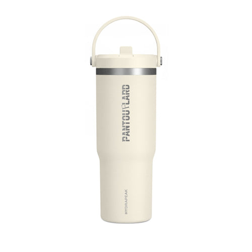 Black Vertical Pantouflard Logo 32oz Stainless Steel Nomad Tumbler