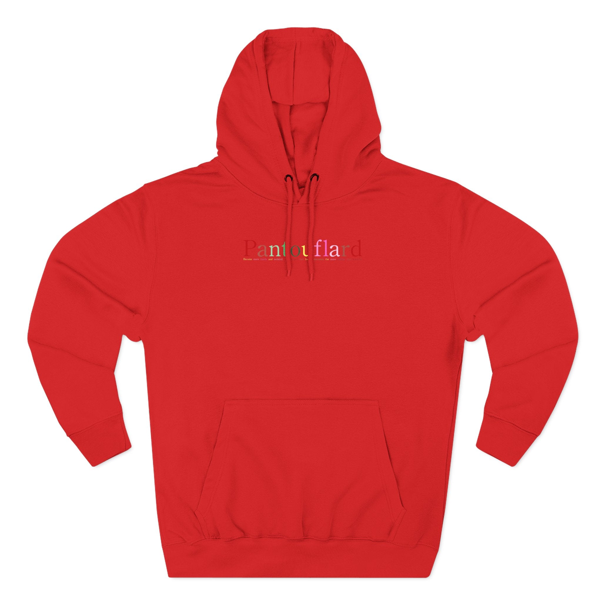 Old Money Aesthetic Premium Hoodie - Pantouflard Colorful Logo (Lane Seven 3-End Fleece)