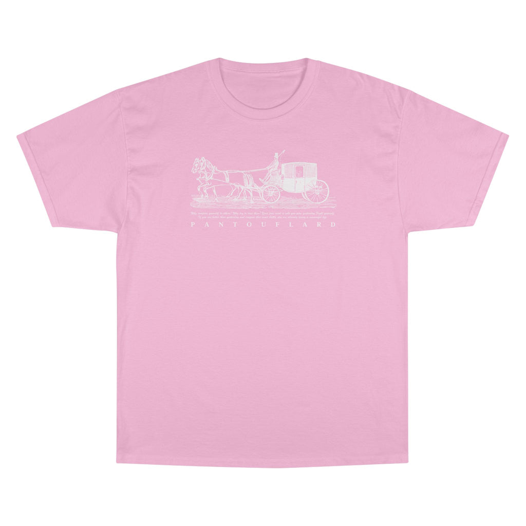Unisex Charcoal Champion Vintage Carriage 100% Cotton T-Shirt