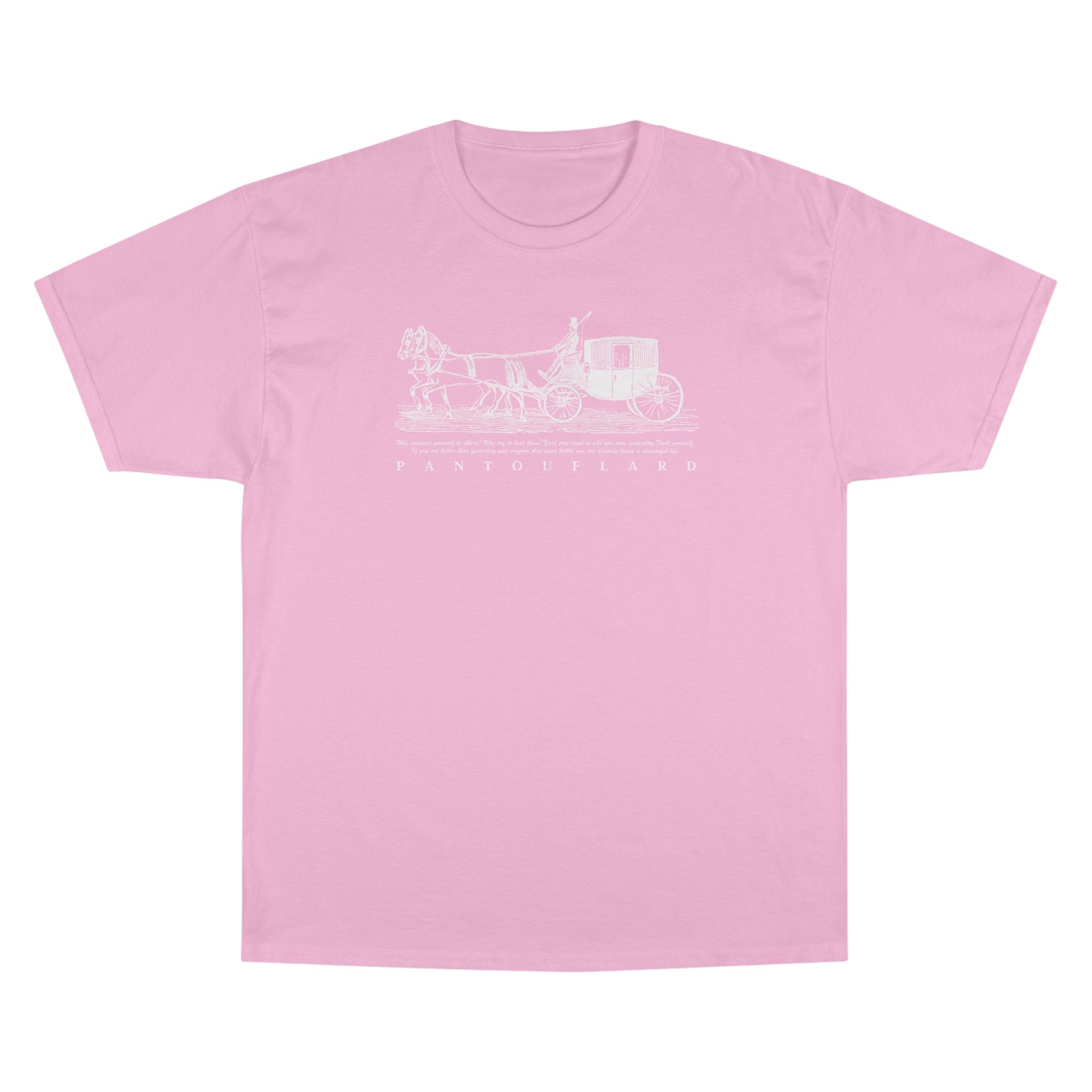 Unisex Charcoal Champion Vintage Carriage 100% Cotton T-Shirt