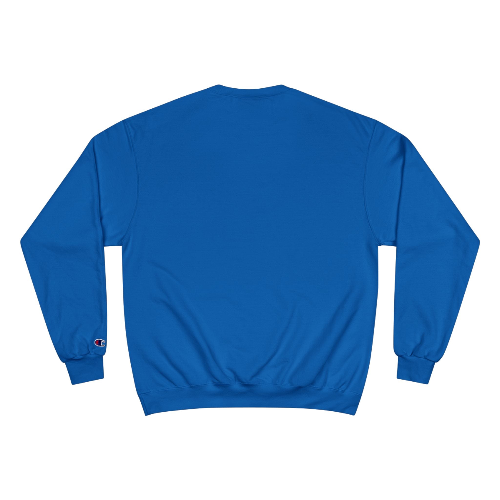 Champion Unisex White Pantouflard Chick Cotton Blend Crewneck Sweatshirt