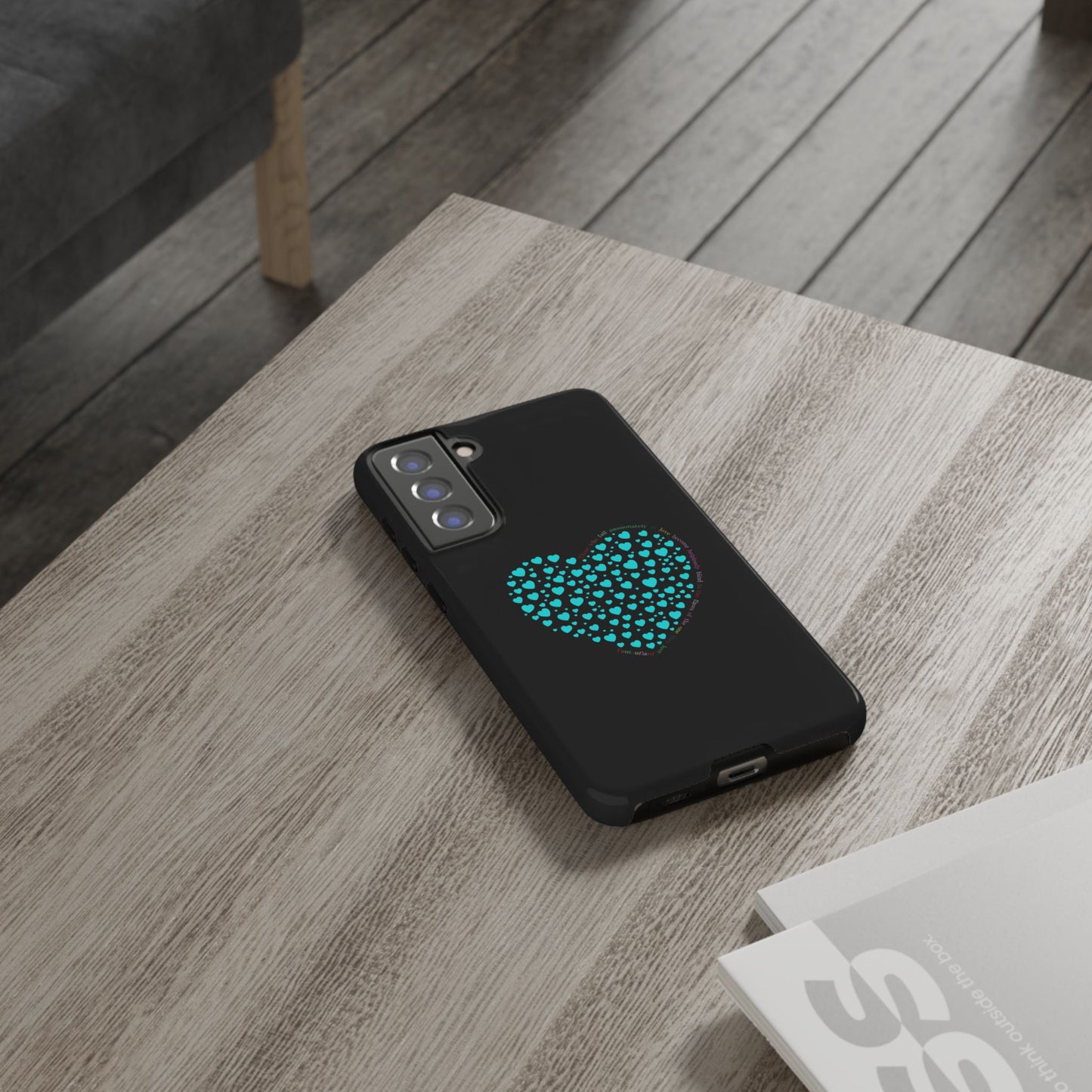 Fundas Mint Heart para teléfonos iPhone, Galaxy, Google Pixel (54 tipos)
