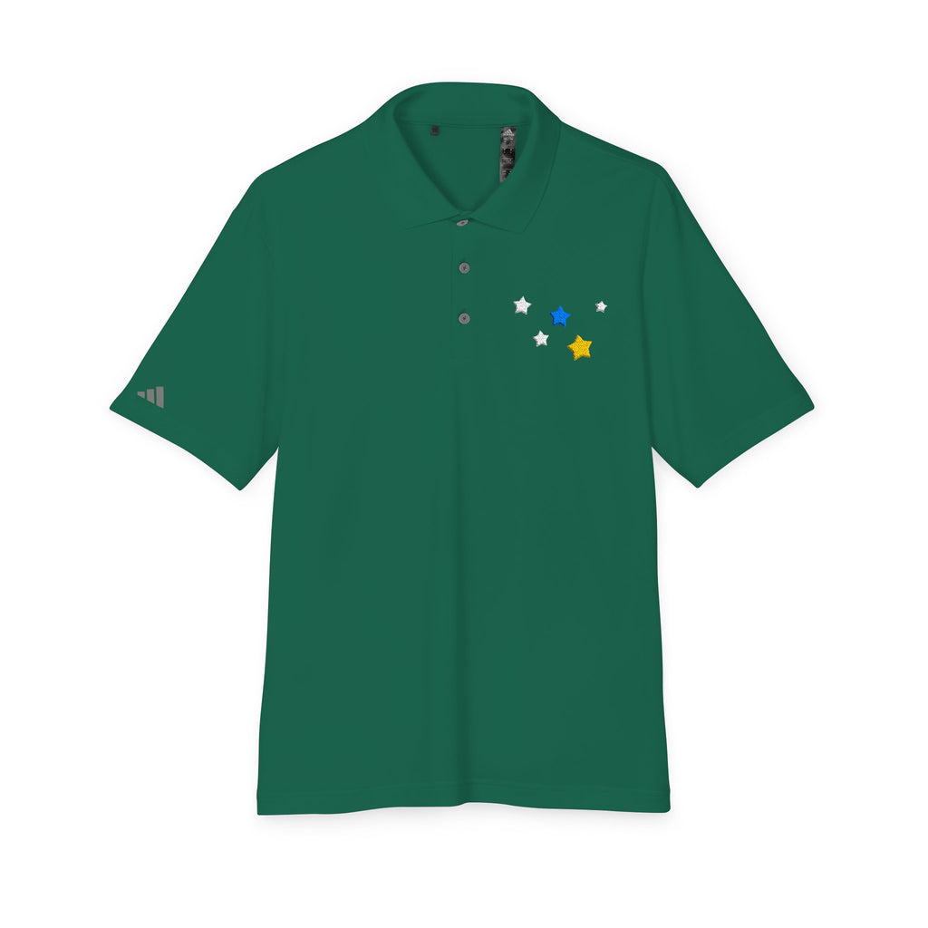 Adidas Unisex Cassiopeia Constellation Embroidered Polo - W-Shape Performance Shirt