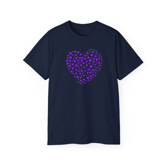 Purple Heart Unisex short sleeved T-shirt