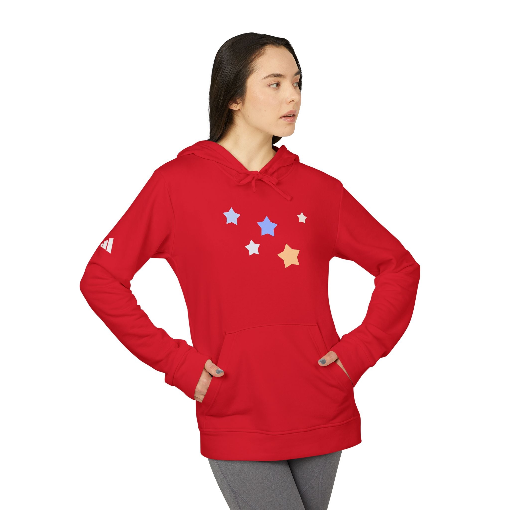 Adidas Cassiopeia Constellation Graphic Hoodie - W-Shape Eco Fleece Pullover