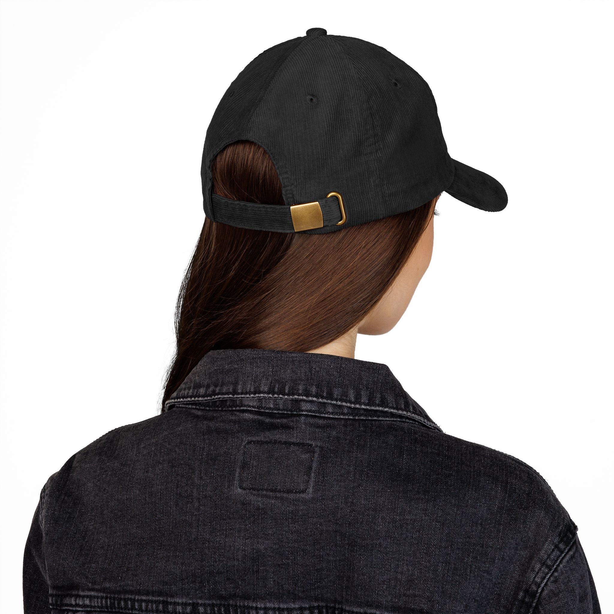 Unisex Cassiopeia Star Embroidered Cotton Corduroy Cap