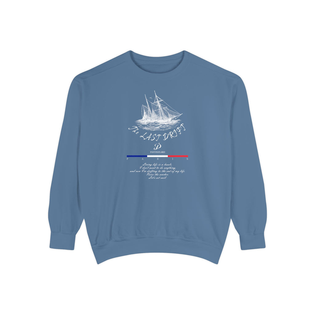 Unisex Navy Last Drift Cotton Blend Sweatshirt