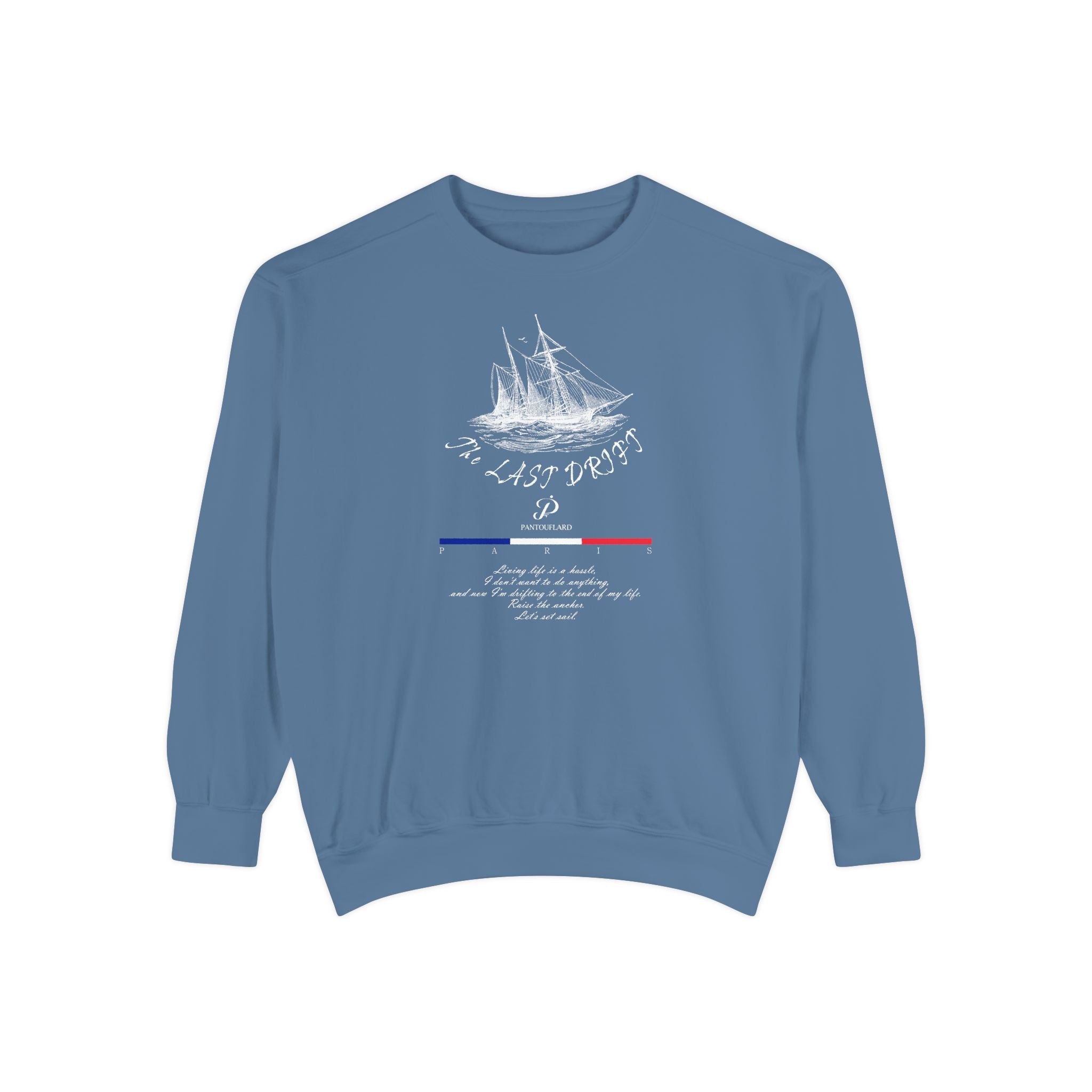 Unisex Navy Last Drift Cotton Blend Sweatshirt