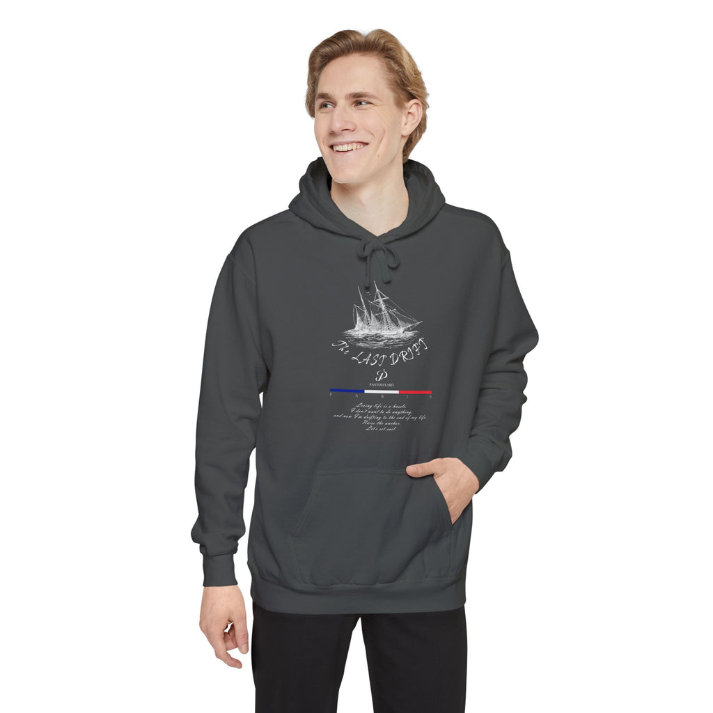 Old Money Nautical Heritage Hoodie - The Last Drift II (9.5oz Garment-Dyed Fleece)