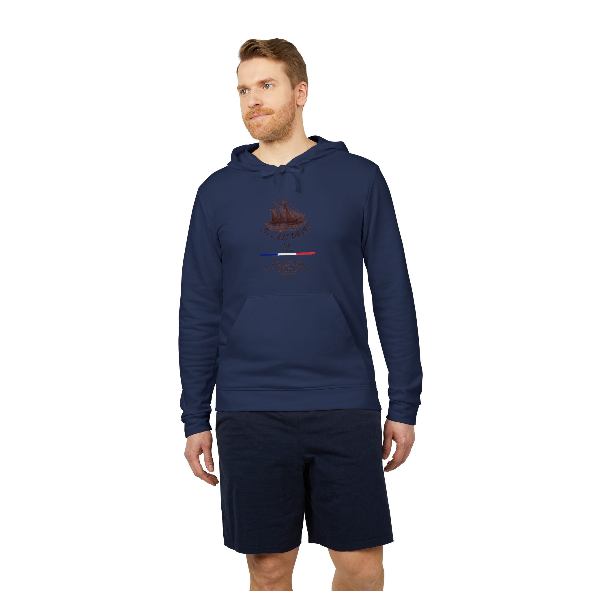 Old Money Yacht Club Hoodie - The Last Drift I (Authentic Adidas Sporty Rich Fleece)