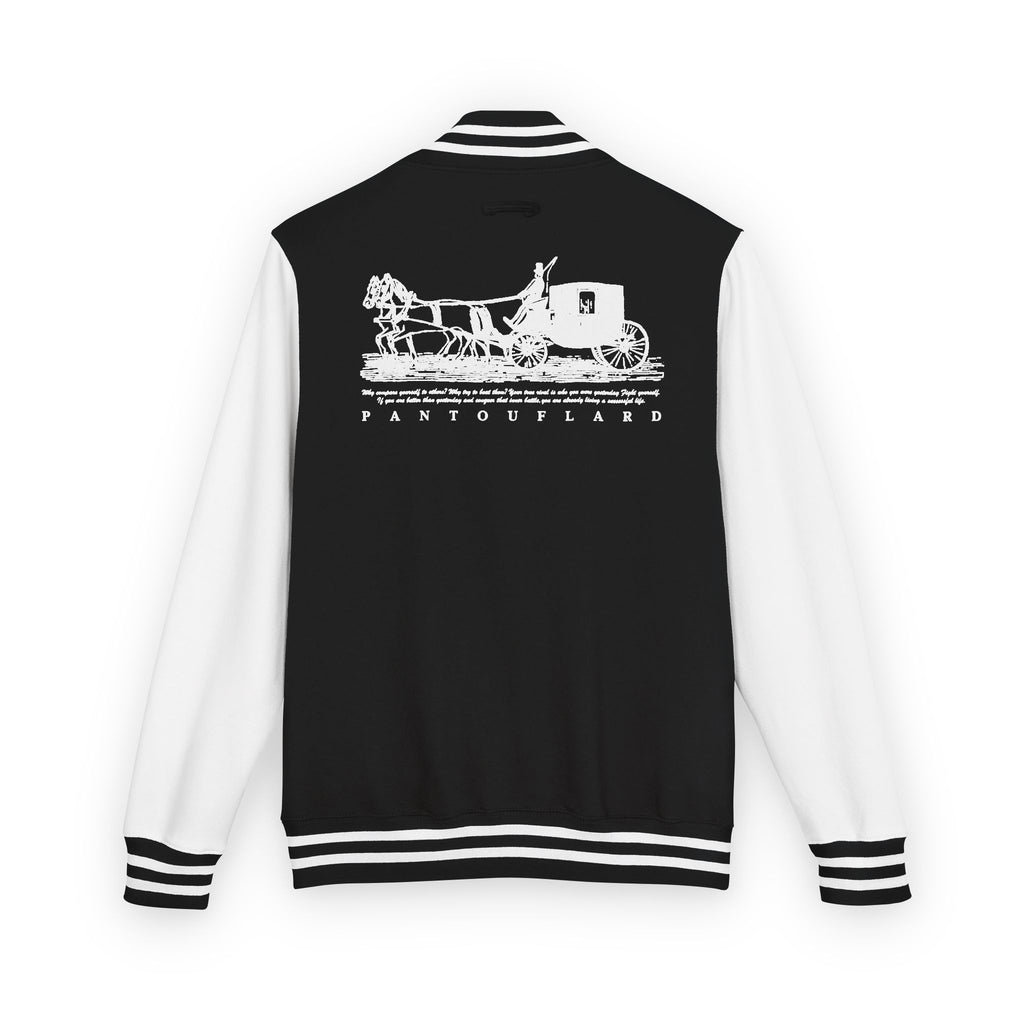 Unisex Navy Pantouflard Carriage Cotton Blend Jacket
