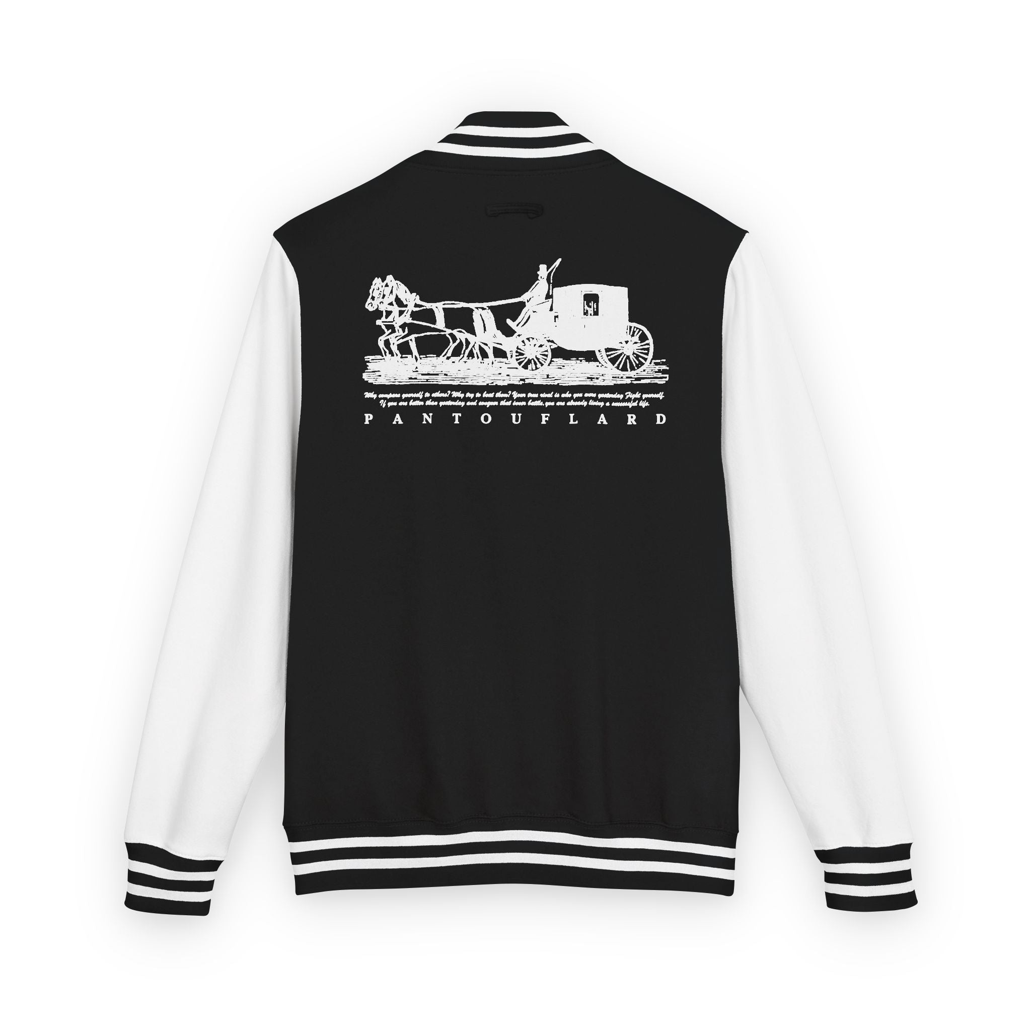Unisex Navy Pantouflard Carriage Cotton Blend Jacket