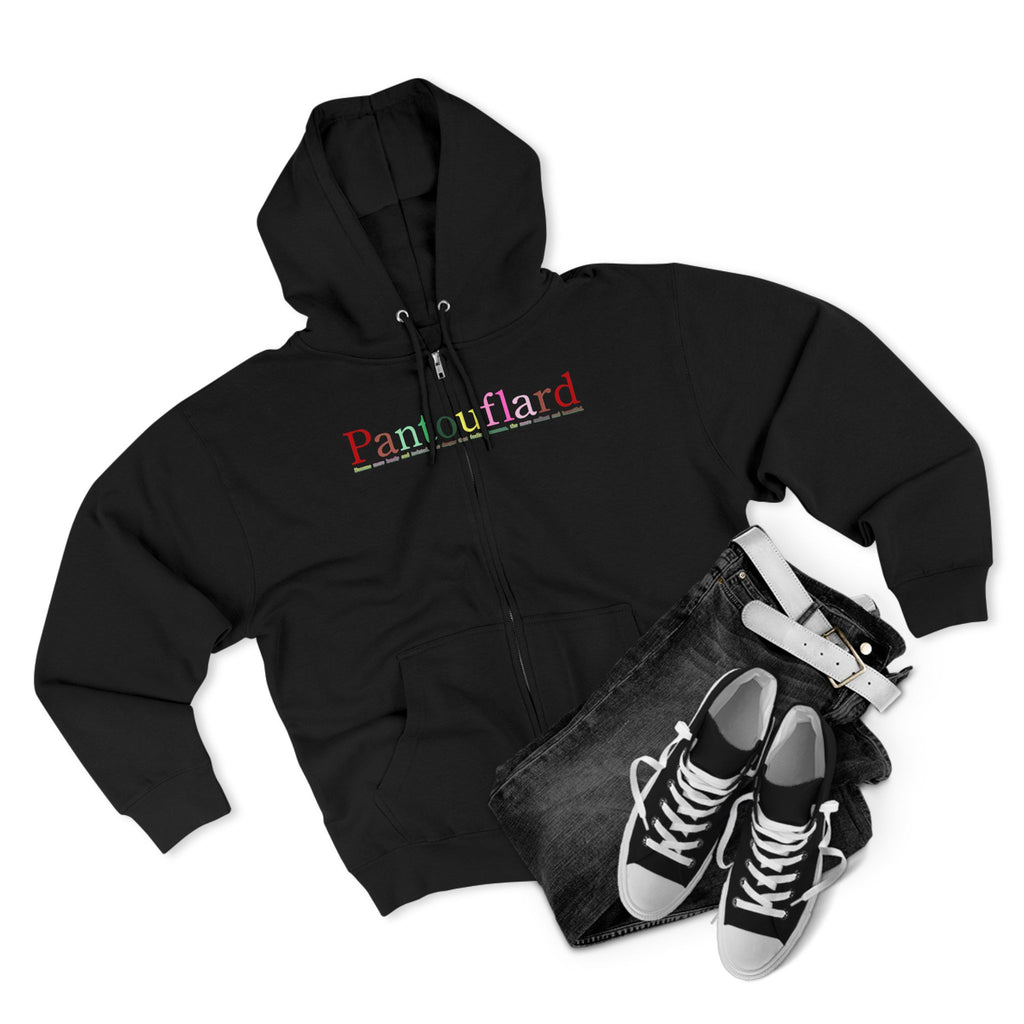 Text Zip Hoodie | Lane Seven Fleece with YKK Zipper