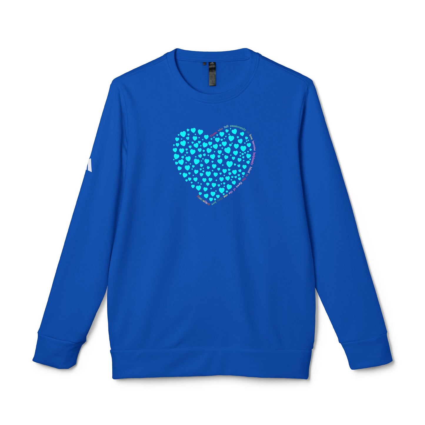 Adidas Unisex  Crewneck Sweatshirt with Mint Heart Design