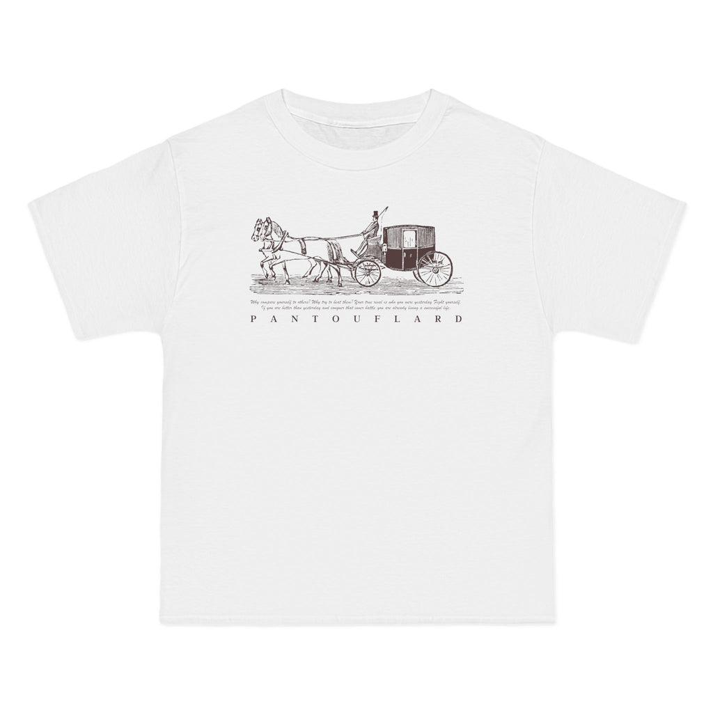 Unisex Burnt Orange Vintage Carriage Graphic 100% Cotton T-Shirt