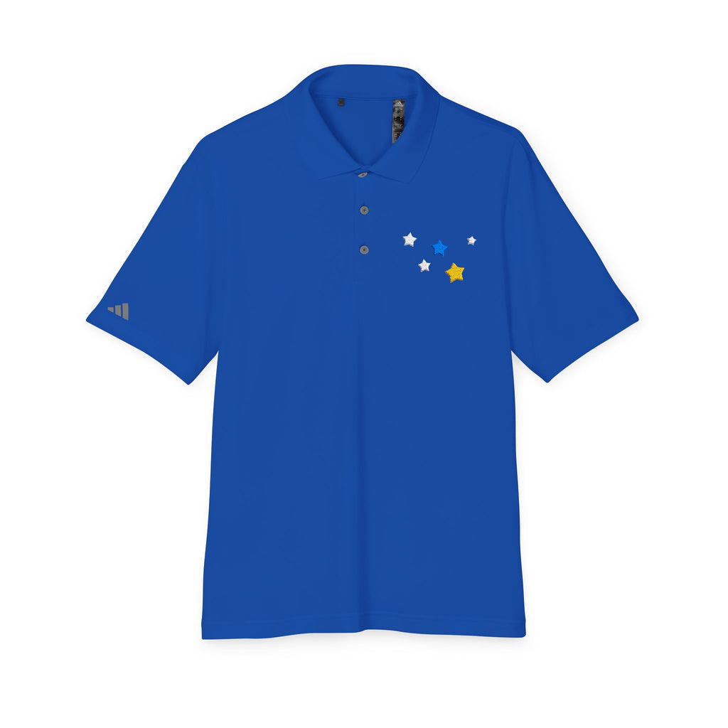 Adidas Unisex Cassiopeia Constellation Embroidered Polo - W-Shape Performance Shirt