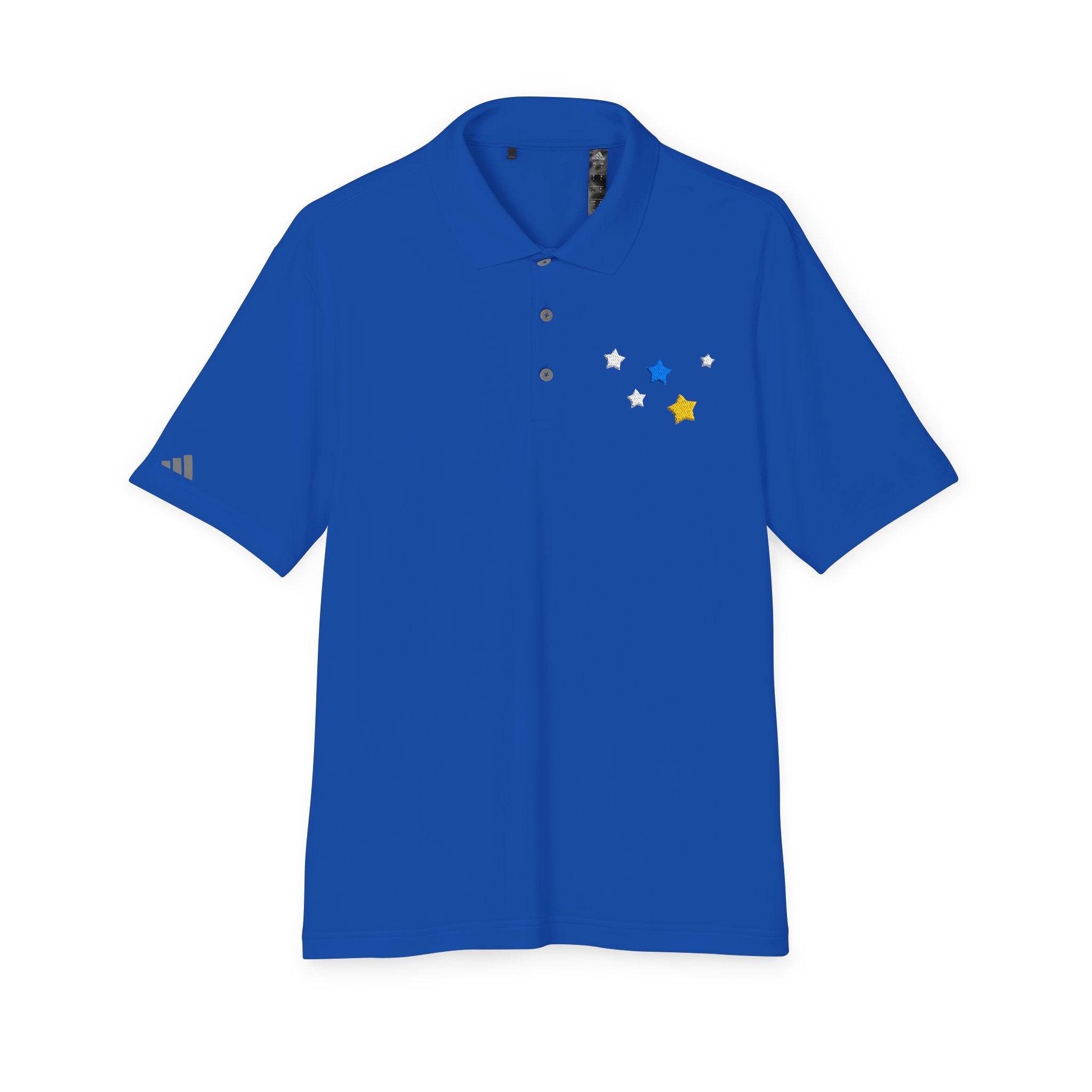 Adidas Unisex Cassiopeia Constellation Embroidered Polo - W-Shape Performance Shirt