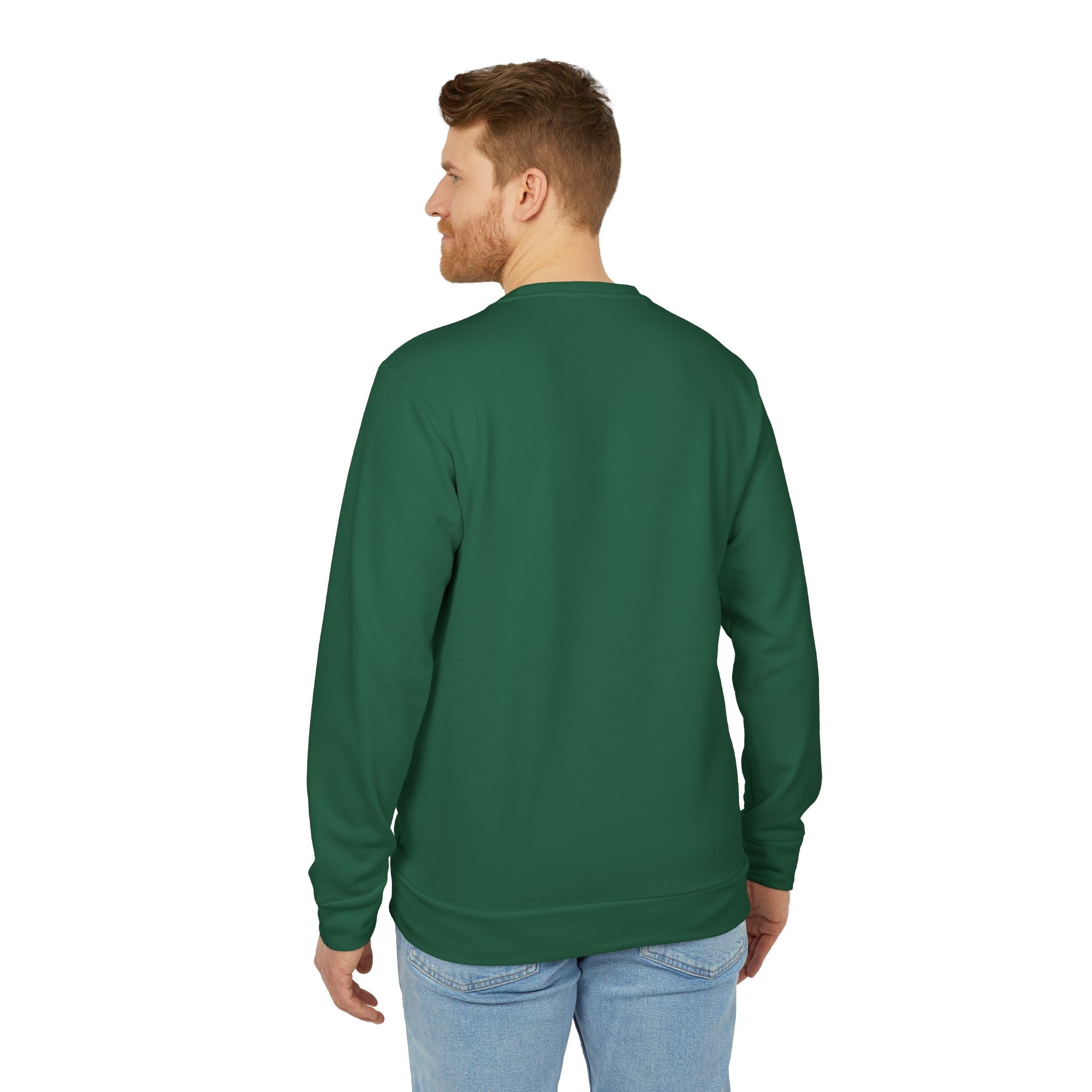 Adidas® Unisex-Sweatshirt mit Rundhalsausschnitt und mintfarbenem Herzdesign