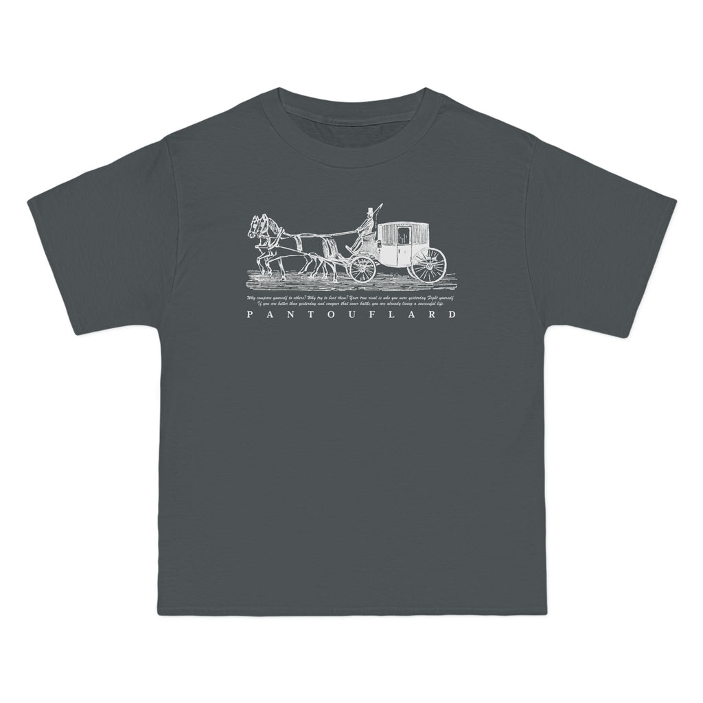 Unisex Navy Hanes Vintage Carriage Graphic 100% Cotton T-Shirt