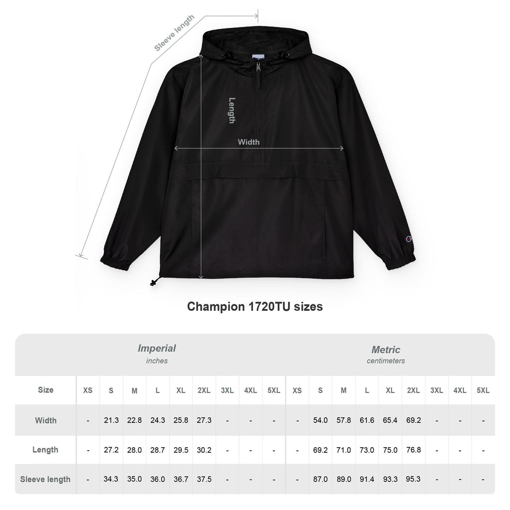 Champion Men's & Women's Cassiopeia Constellation Embroidered Anorak - W-Shape Packable Jacket