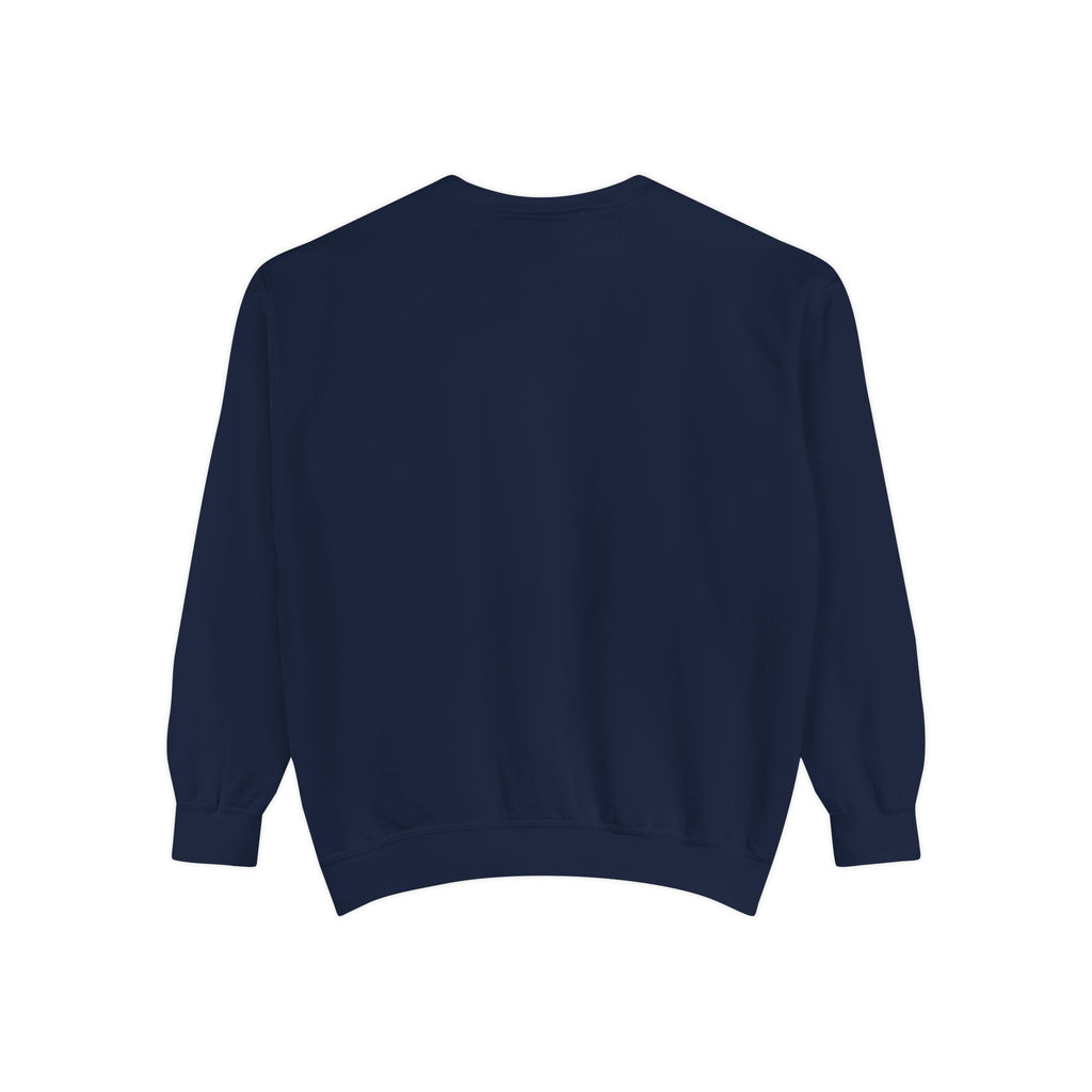 Unisex White Vintage Ship Graphic Cotton Blend Sweatshirt