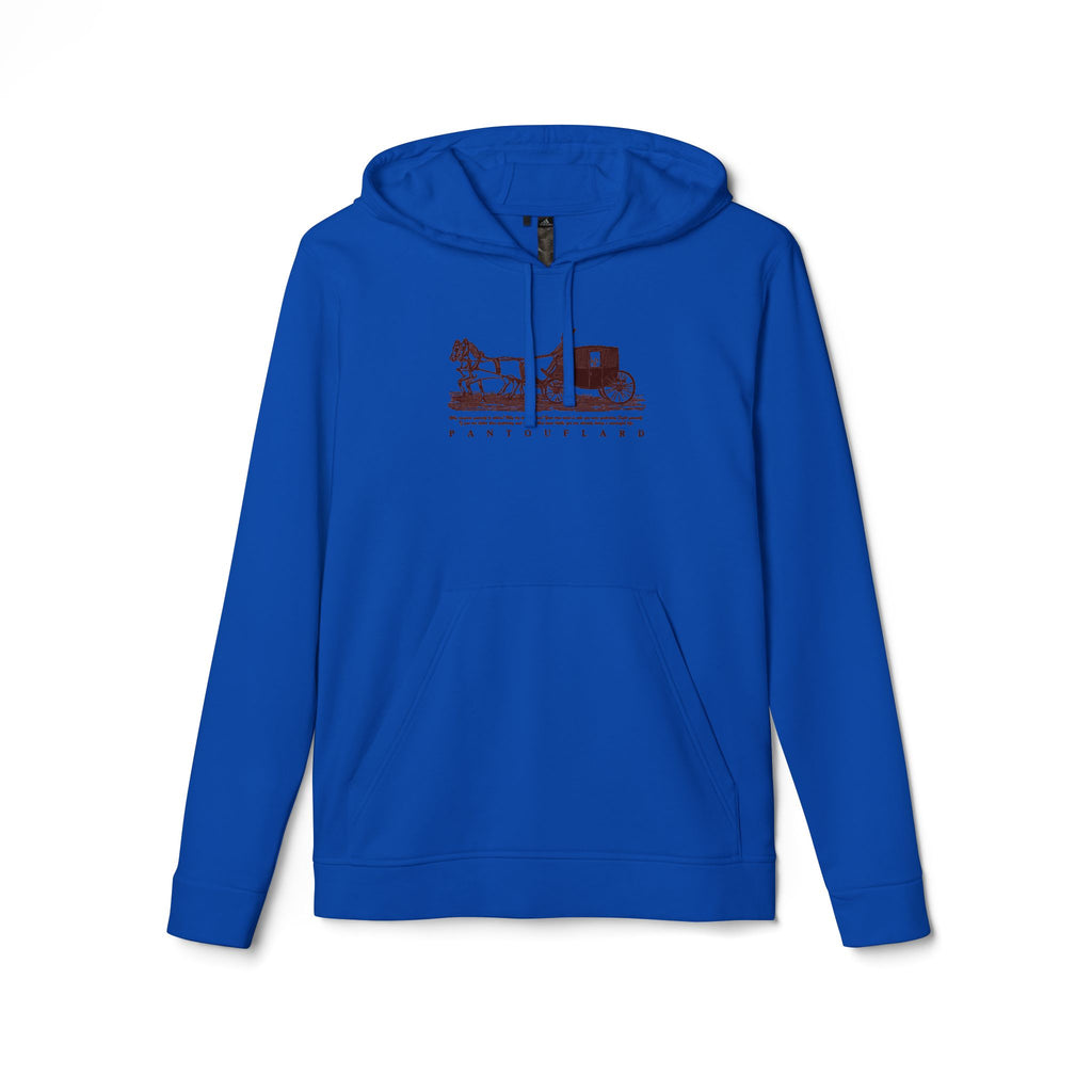 Old Money Tennis Club Hoodie - The Timeless Carriage I (Authentic Adidas Performance Fleece)