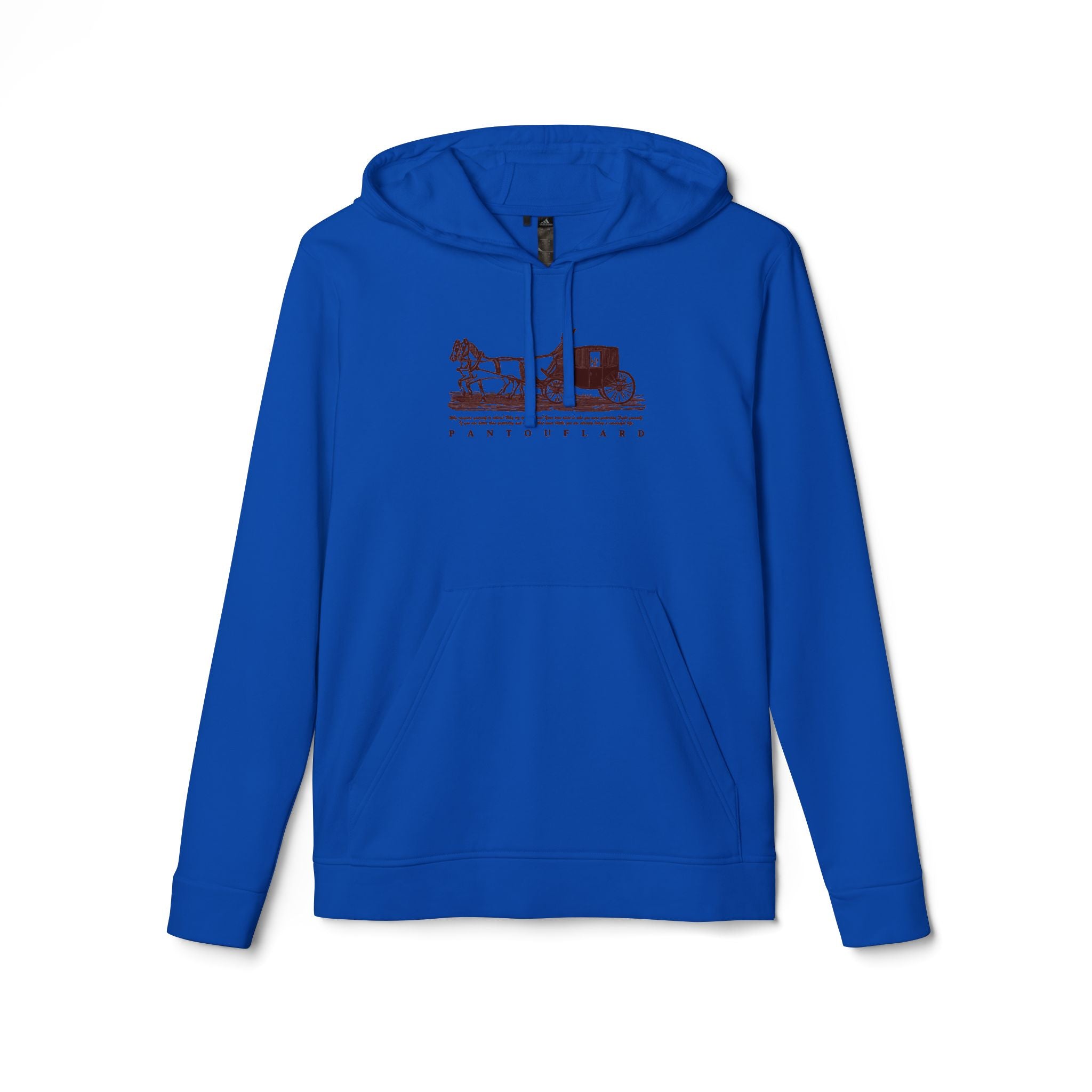 Old Money Tennis Club Hoodie - The Timeless Carriage I (Authentic Adidas Performance Fleece)