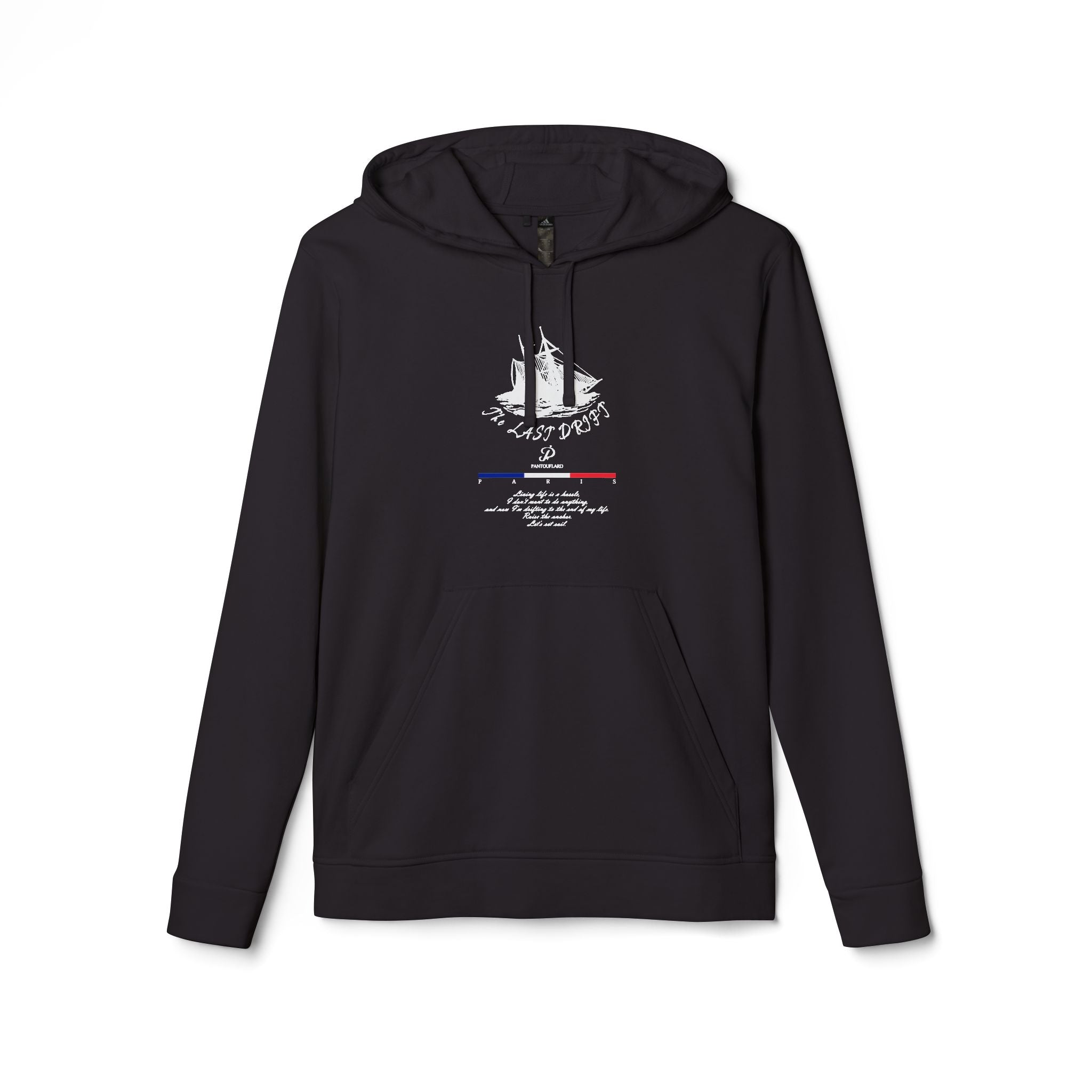 Old Money Yacht Club Hoodie - The Last Drift II (Authentic Adidas Sporty Rich Fleece)