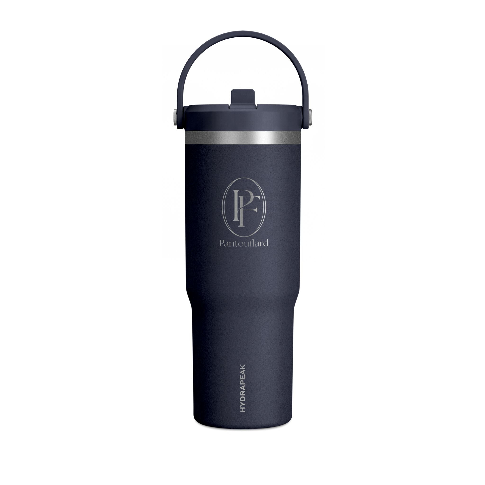 Black Classic PF Monogram Logo 32oz Stainless Steel Nomad Tumbler