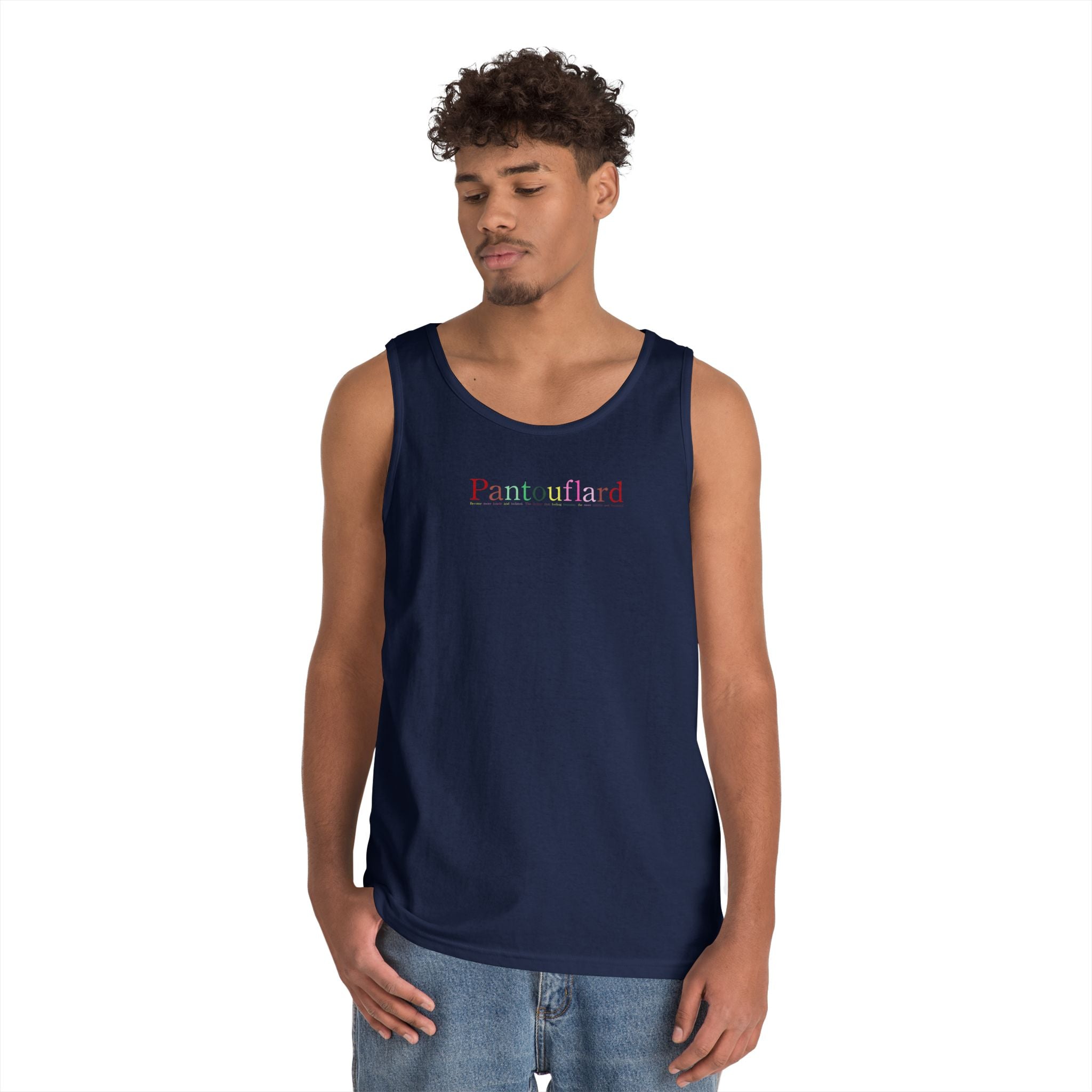 Unisex Heavy Cotton Tank Top - Classic Fit Sleeveless Shirt