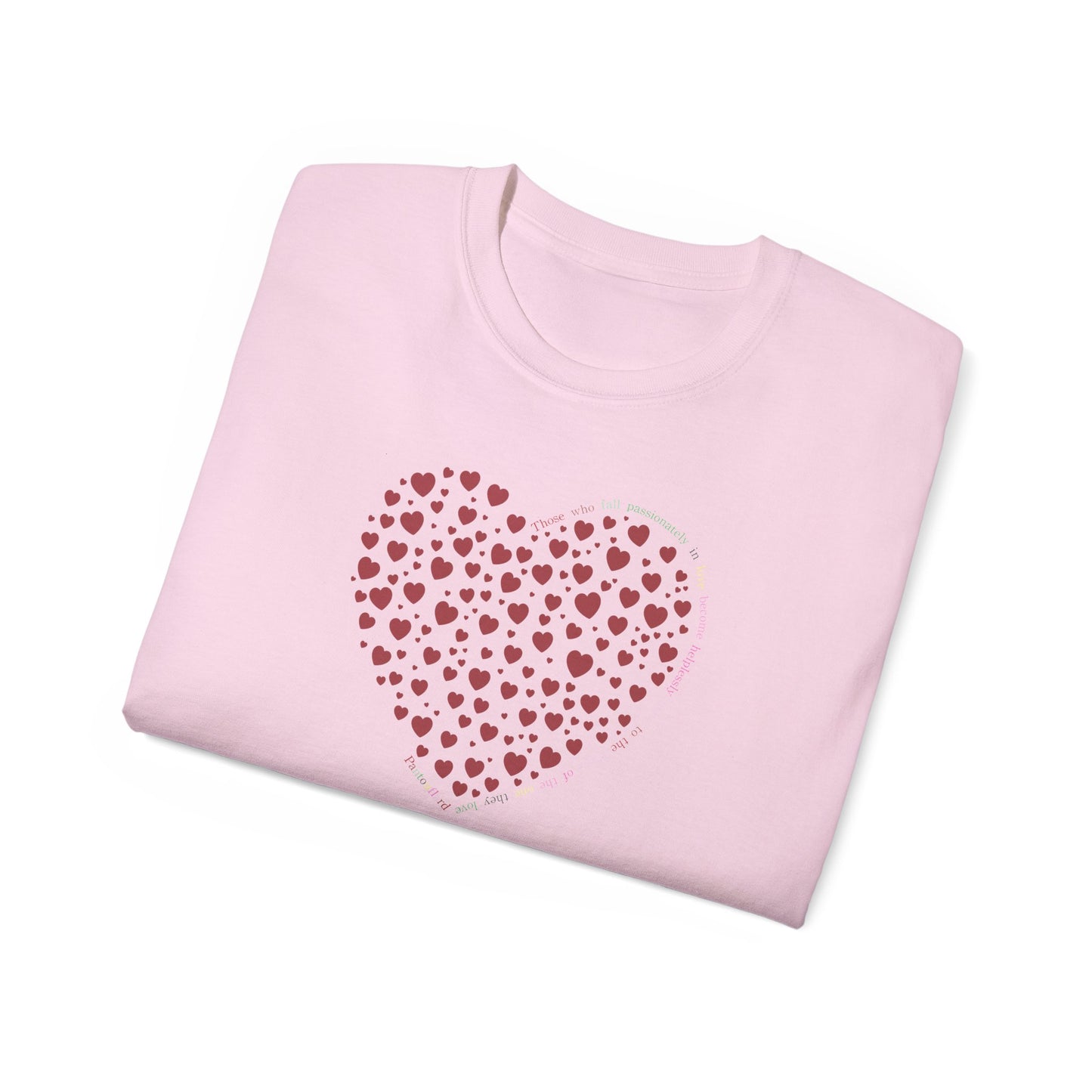 Red Heart Unisex Kurzarm-T-Shirt