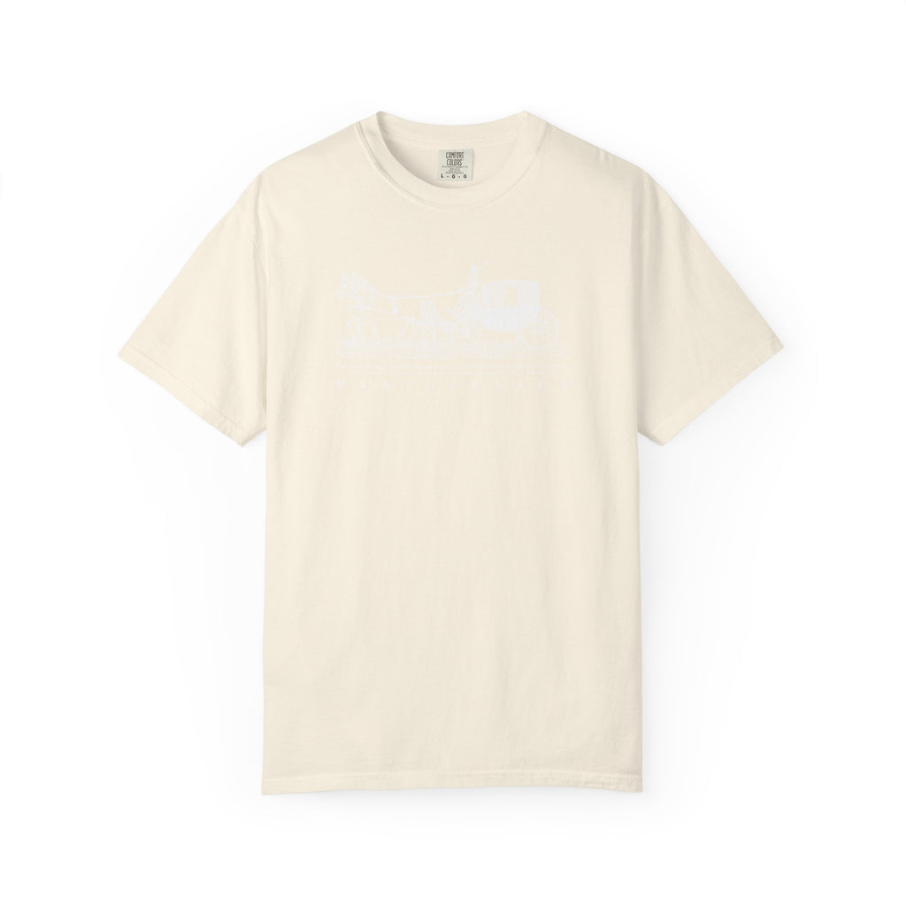 Unisex Burnt Orange Hanes Vintage Carriage Graphic 100% Cotton T-Shirt