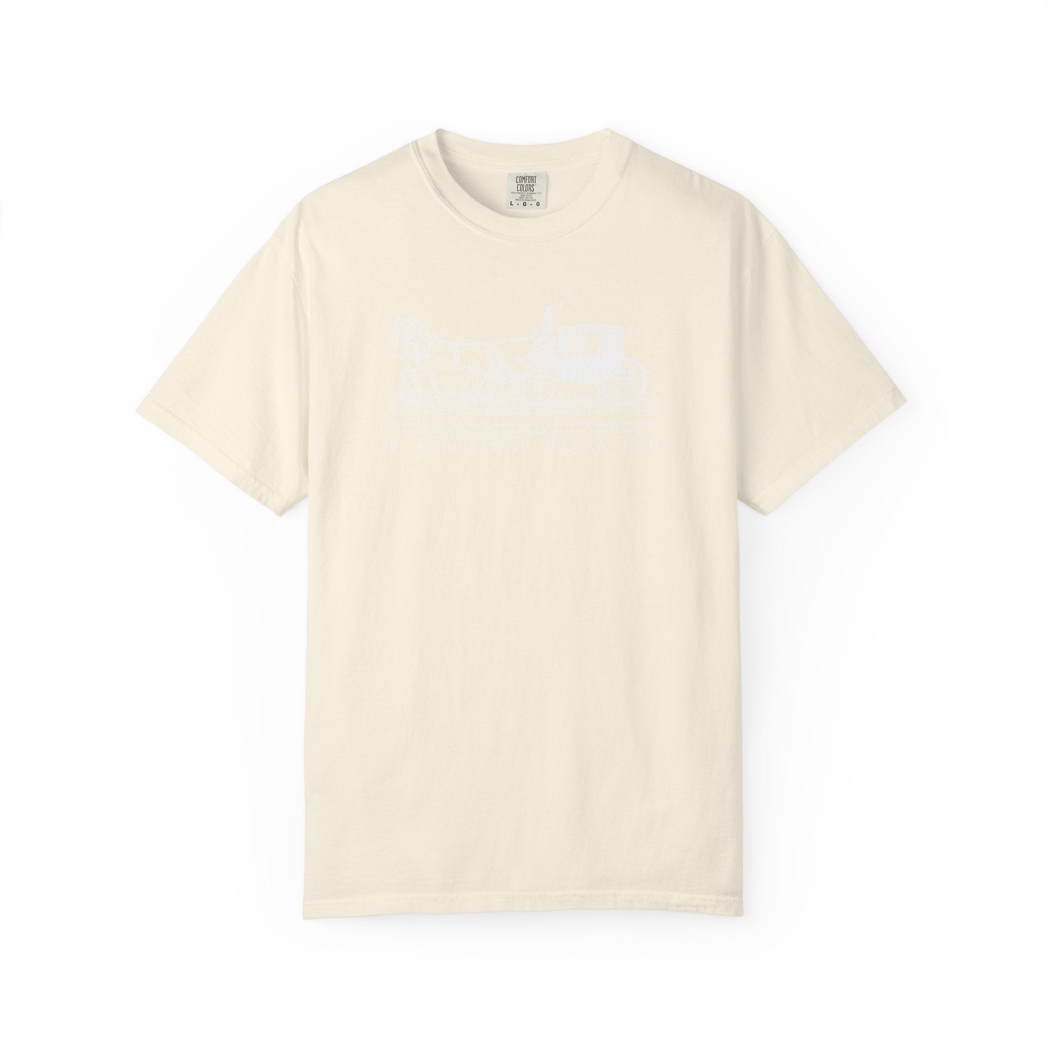 Unisex Burnt Orange Hanes Vintage Carriage Graphic 100% Cotton T-Shirt