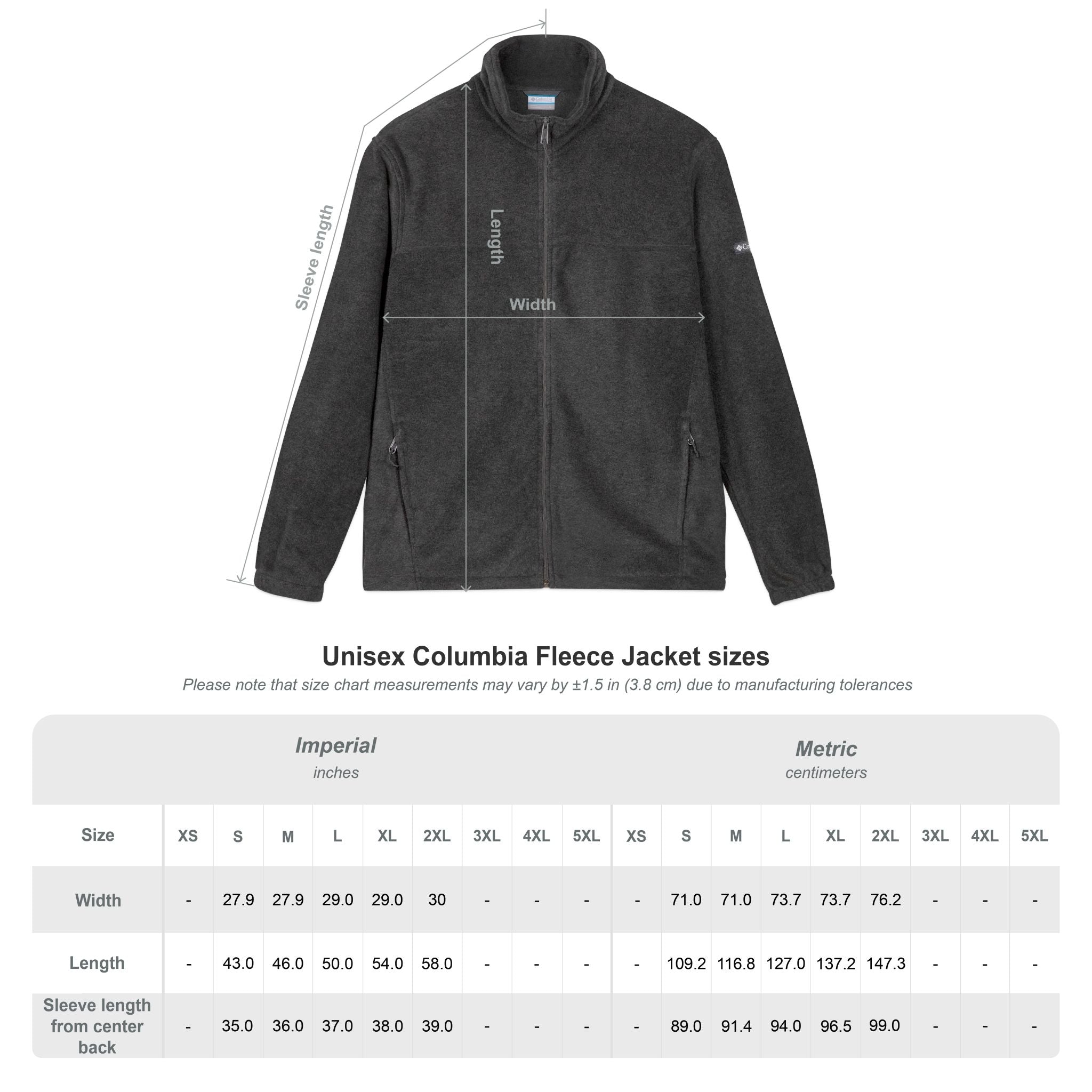 Columbia Cassiopeia Constellation Embroidered Fleece - Dual Embroidered Full-Zip MTR Jacket