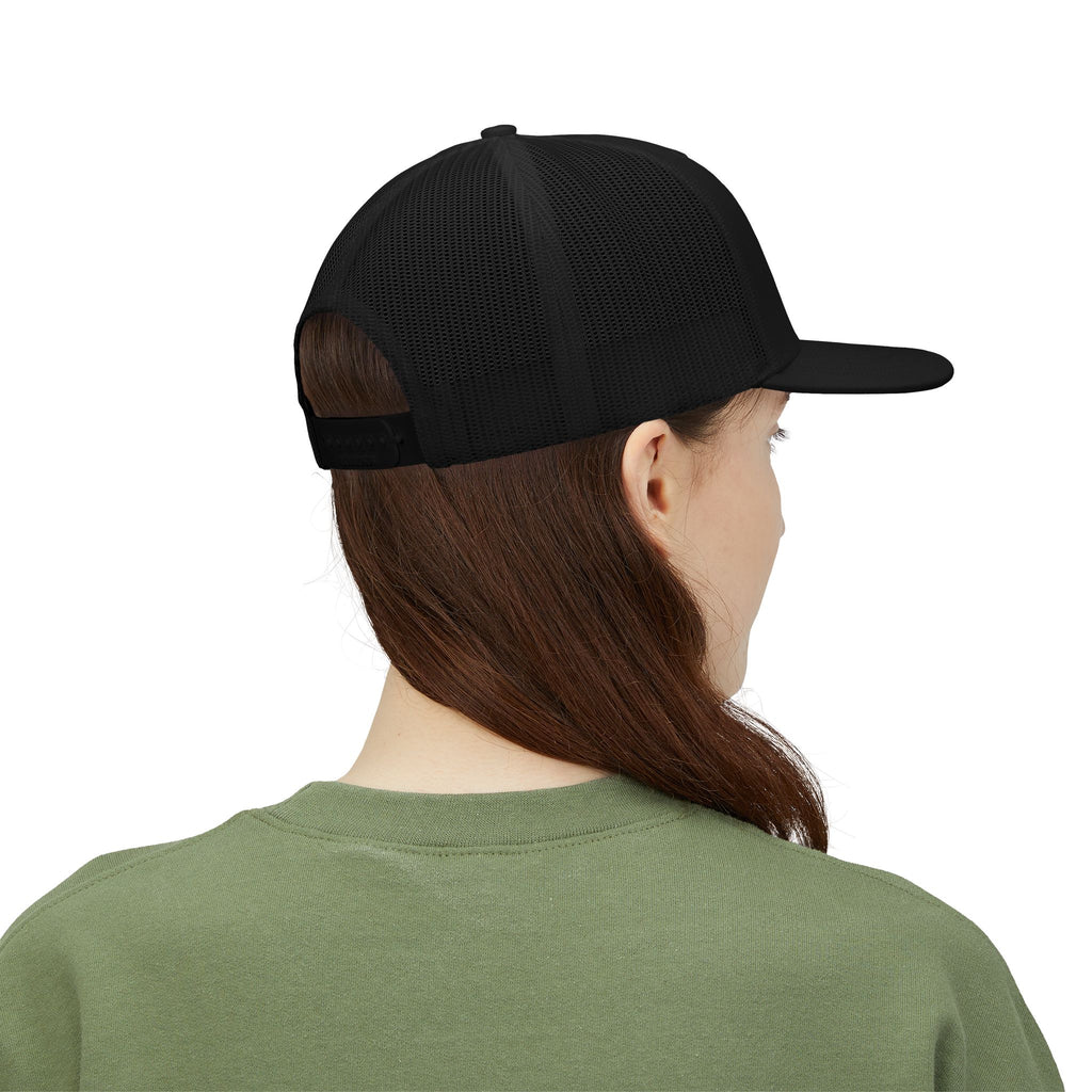 Unisex Cassiopeia Star Embroidered Cotton-Polyester Snapback Trucker Cap