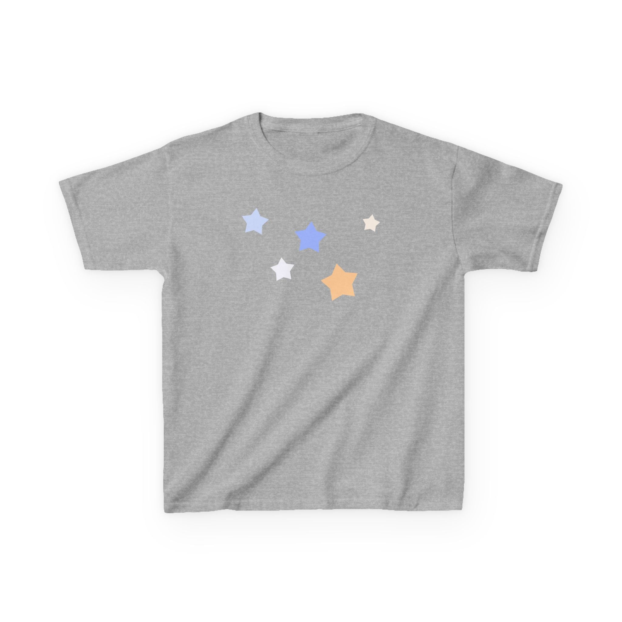 Kids Boys' & Girls' Cassiopeia Constellation Graphic T-Shirt - W-Shape Heavy Cotton Tee